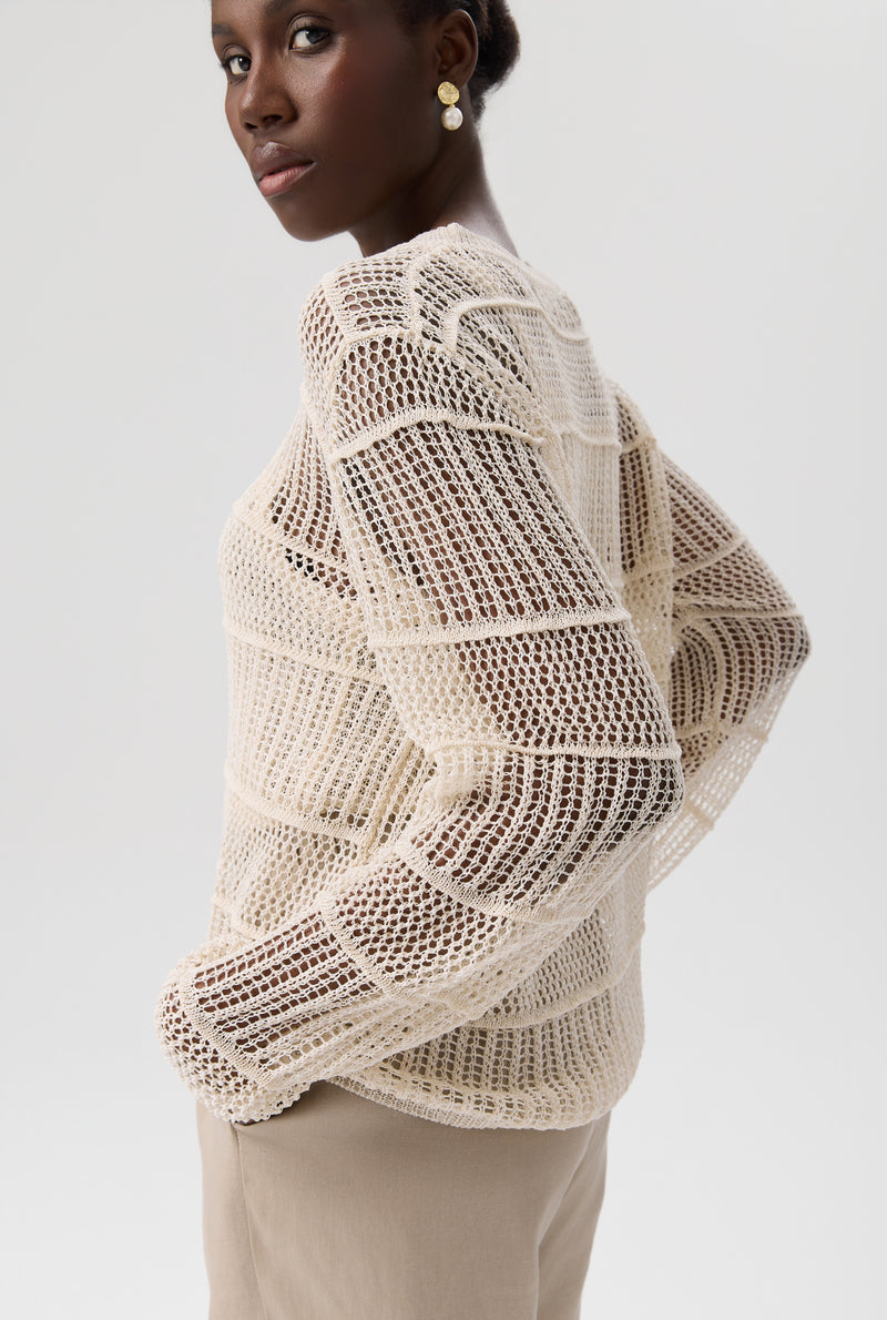 SWETER STRIPE MESH