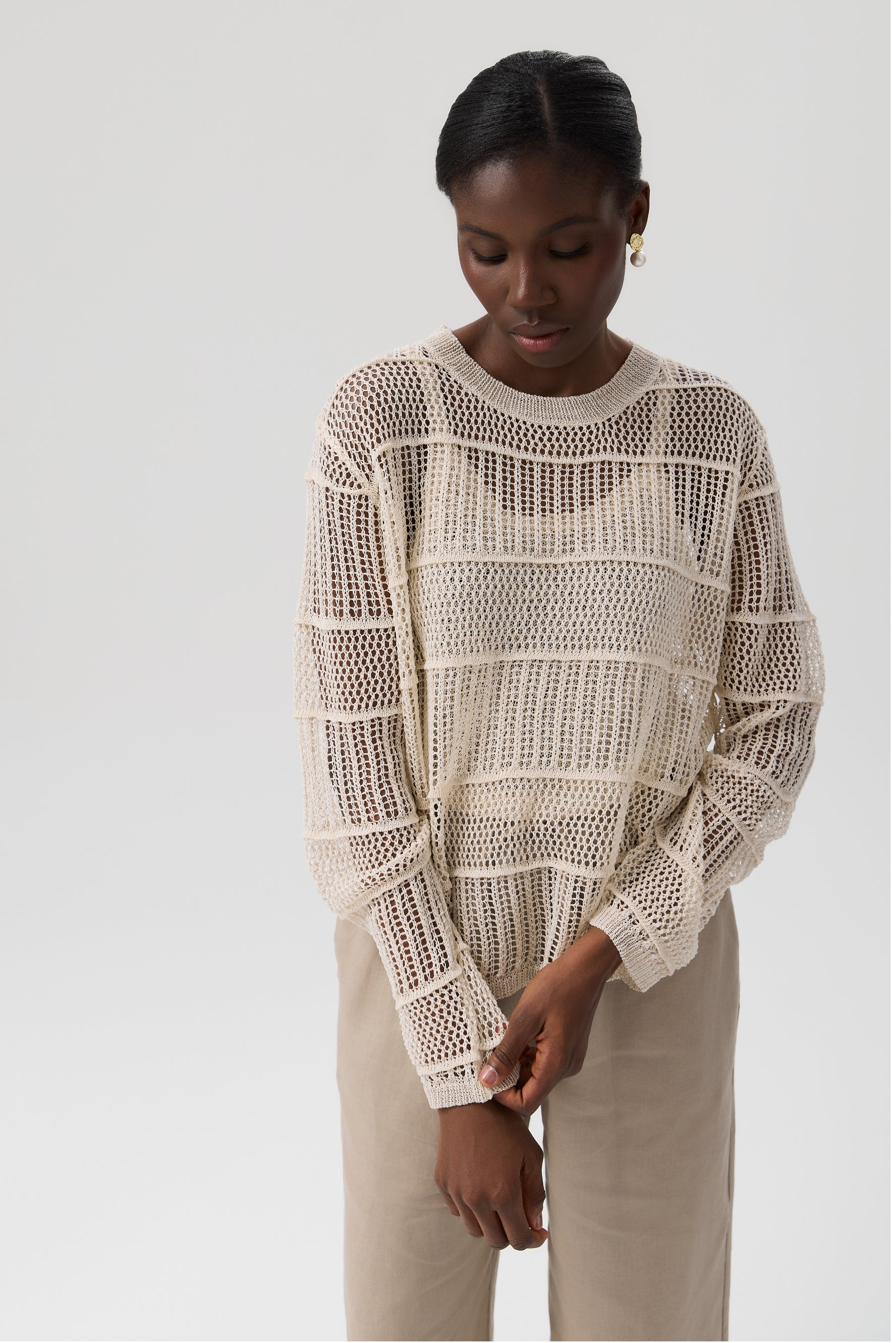 SWETER STRIPE MESH