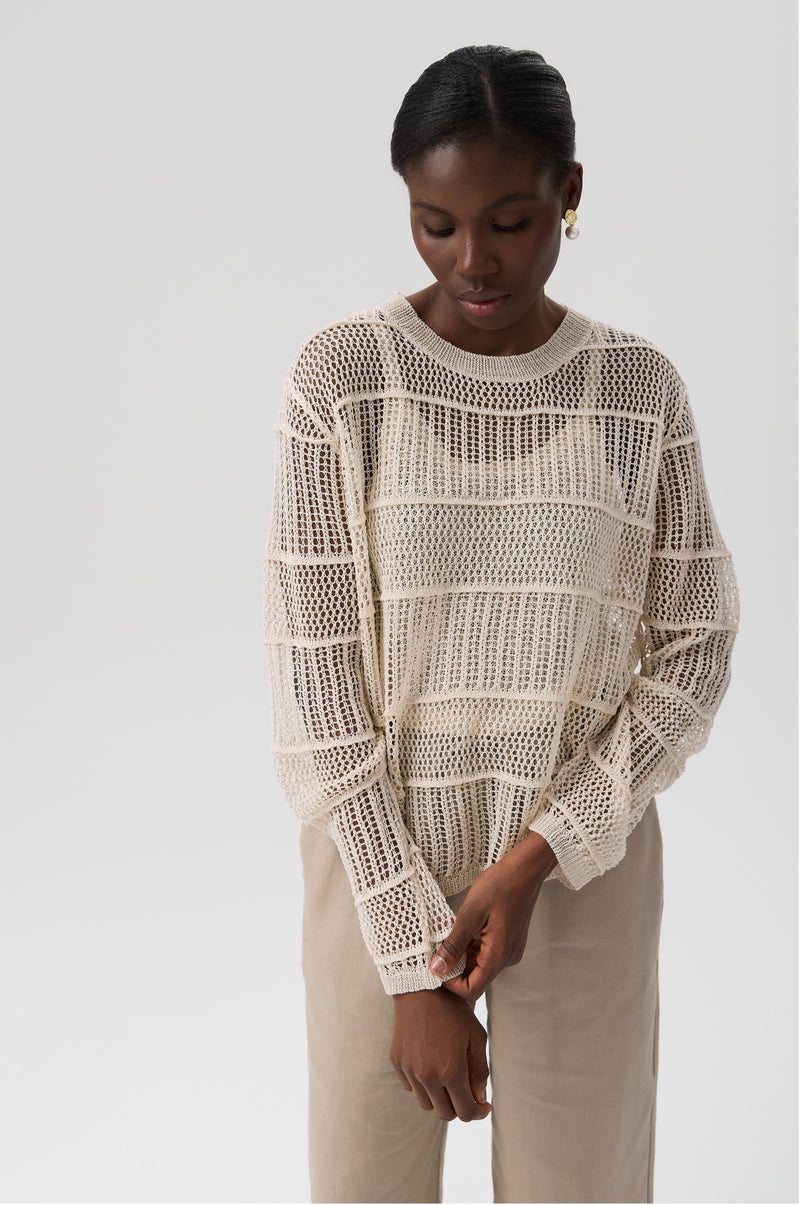 SWETER STRIPE MESH