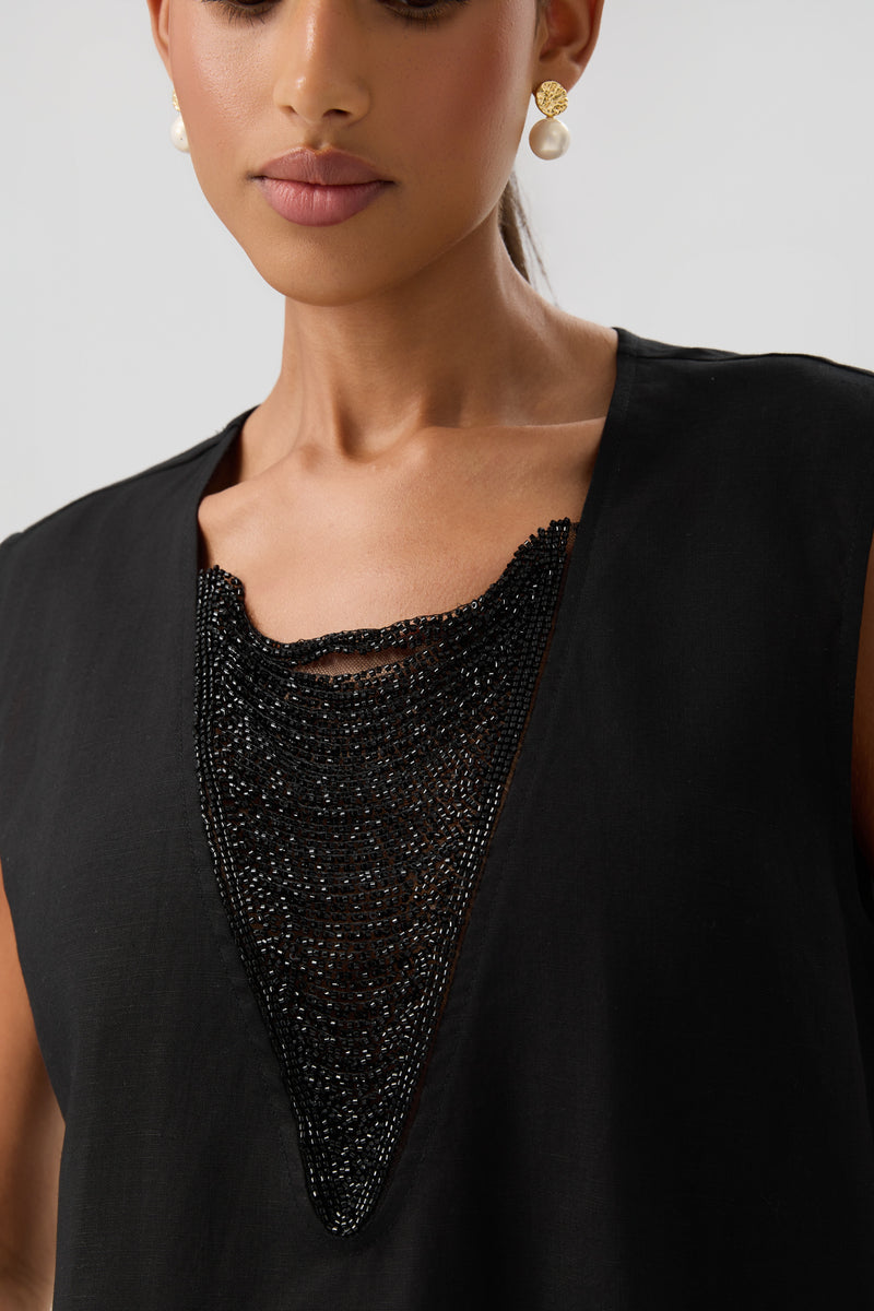 BLUZKA L'ATELIER BIJOU BLACK