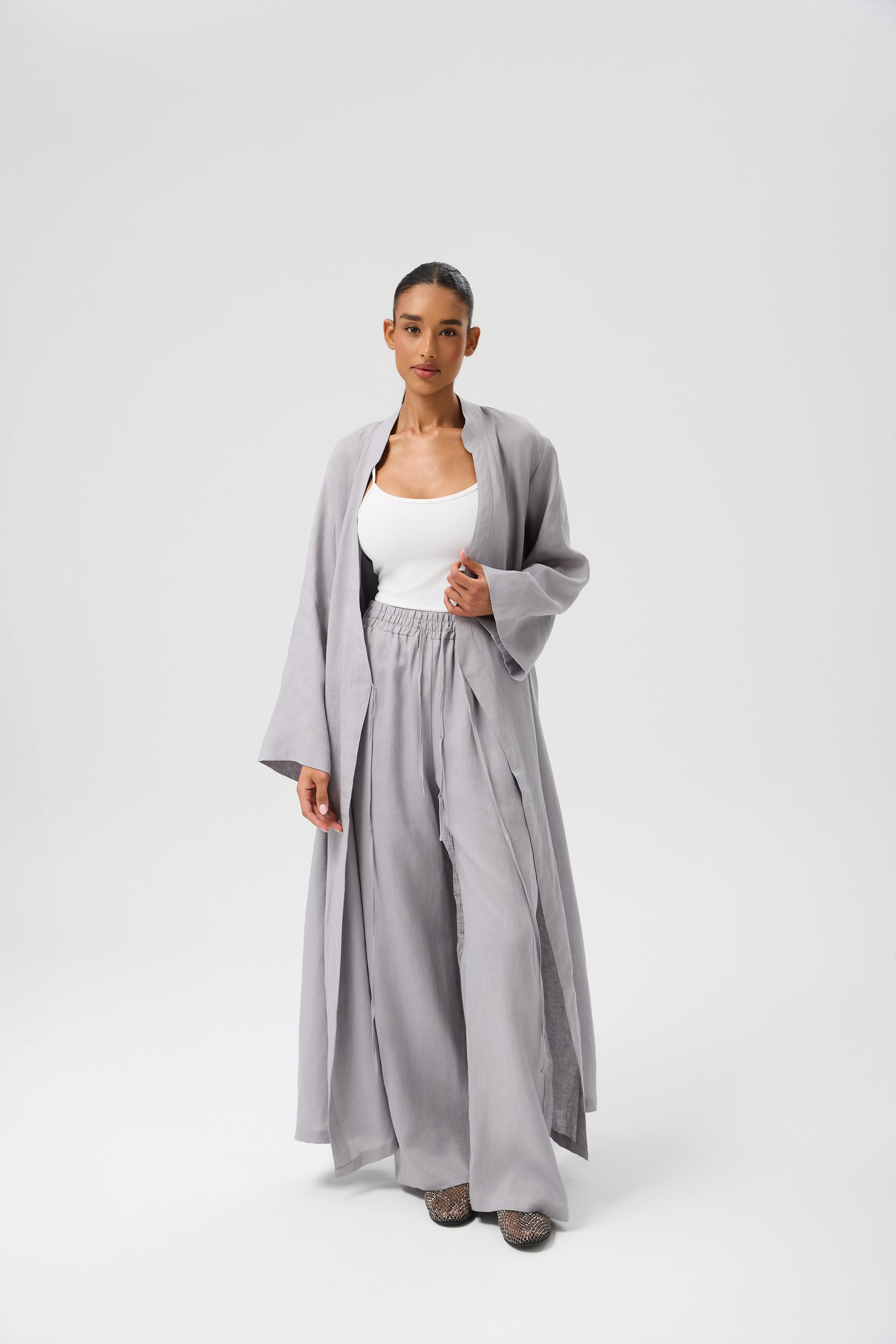 SPODNIE LINEN FLOW