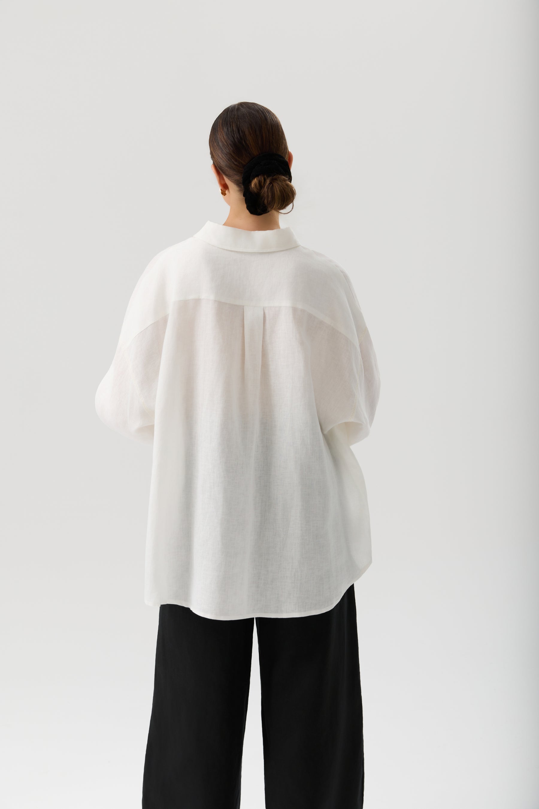 KOSZULA LINEN CONTRAST