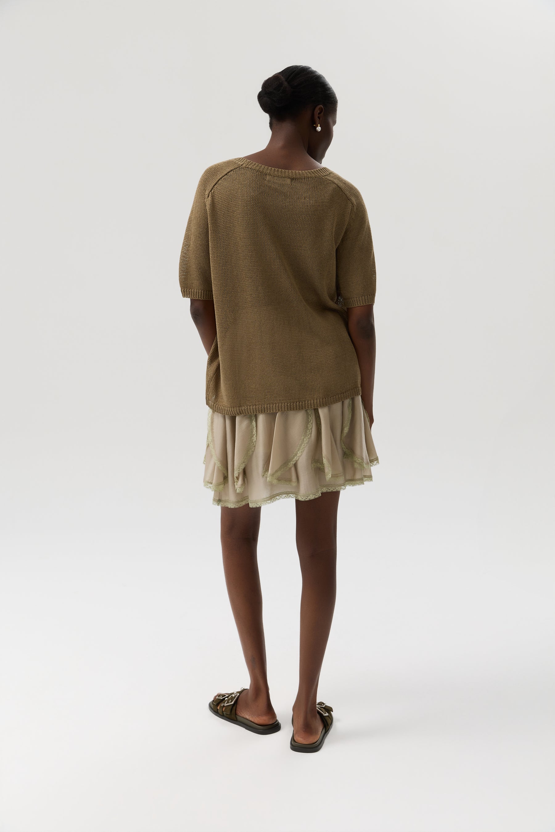 SPÓDNICA ATELIER MINI VOLANT