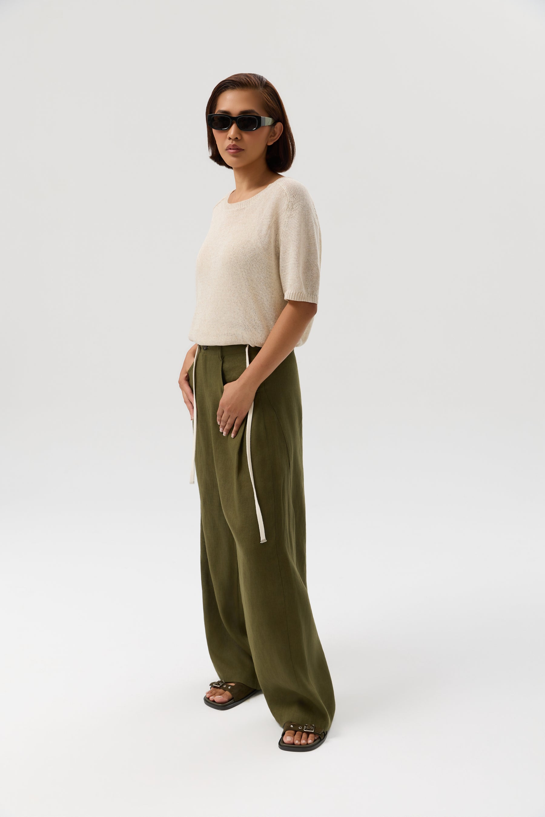 SPODNIE LINEN CORE