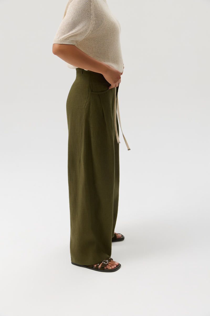 SPODNIE LINEN CORE