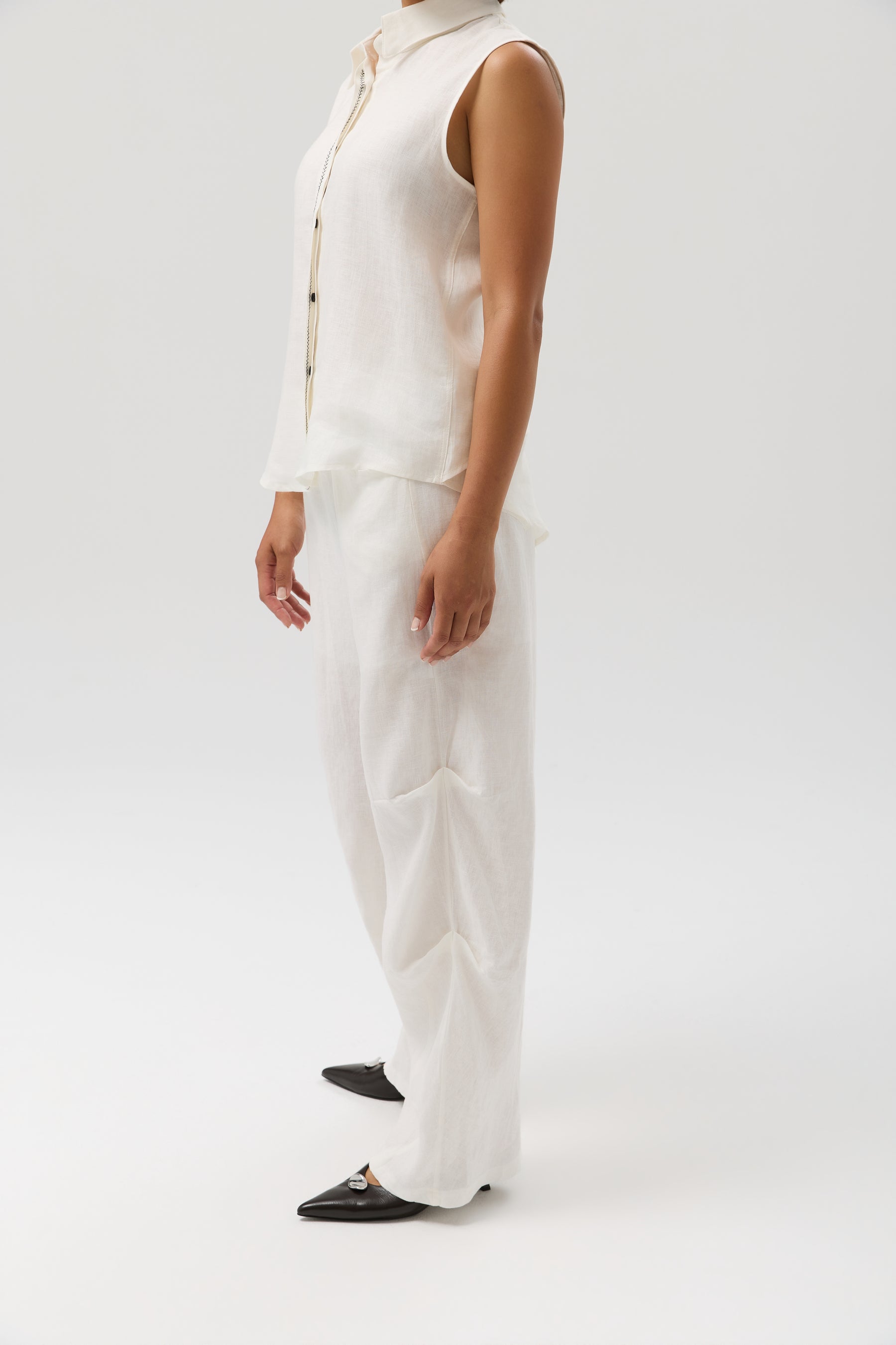 KOSZULA COLLAR LINEN