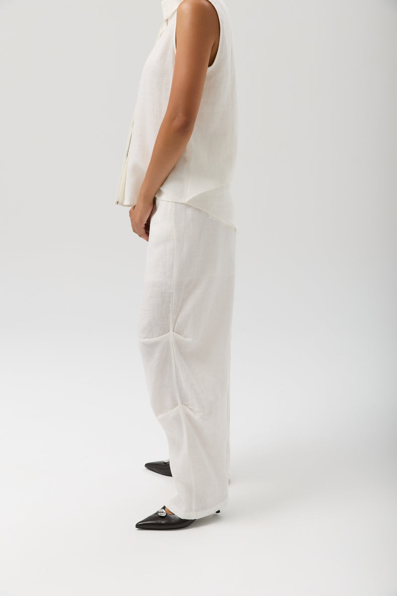 SPODNIE LINEN SIDE FORM