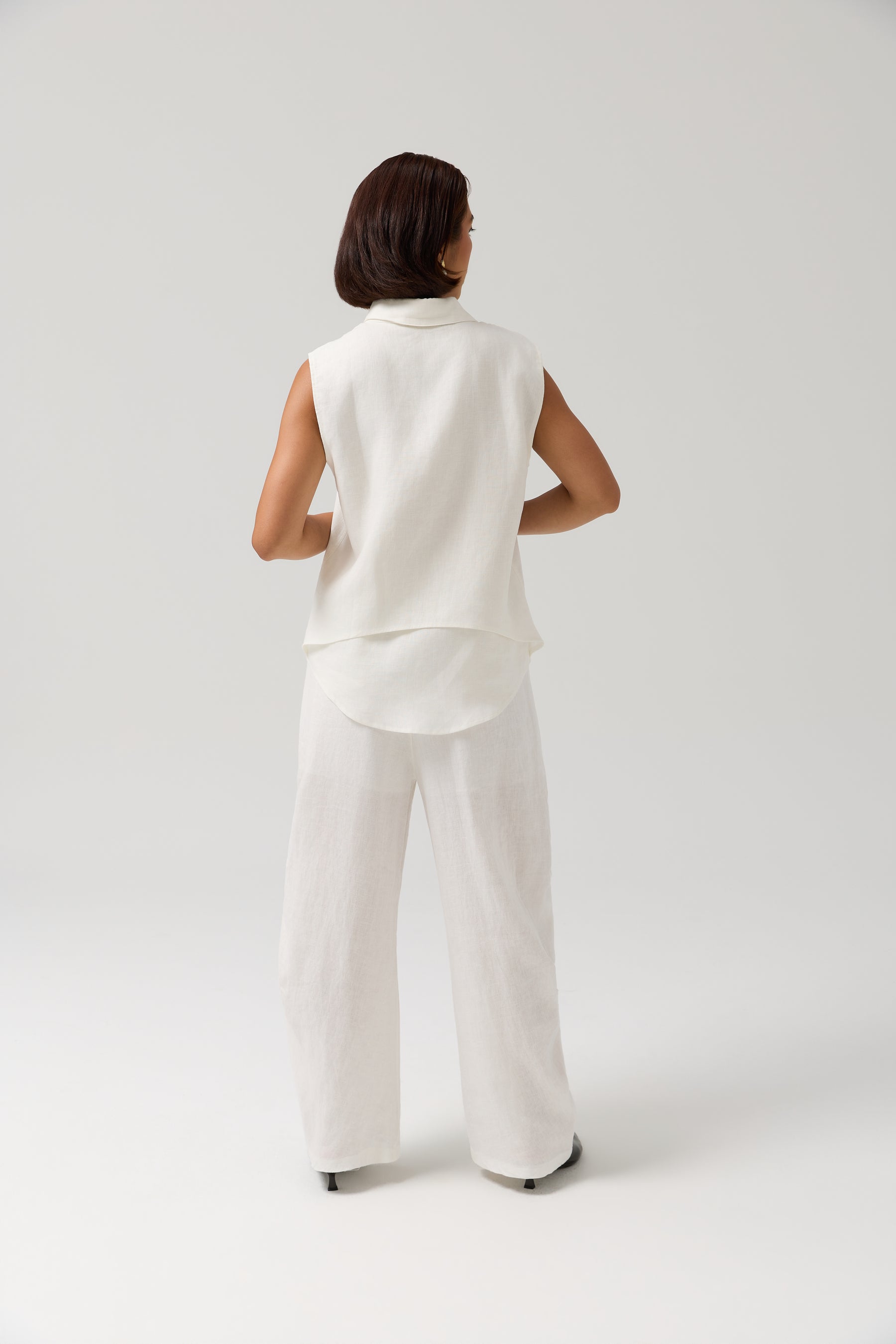 SPODNIE LINEN SIDE FORM