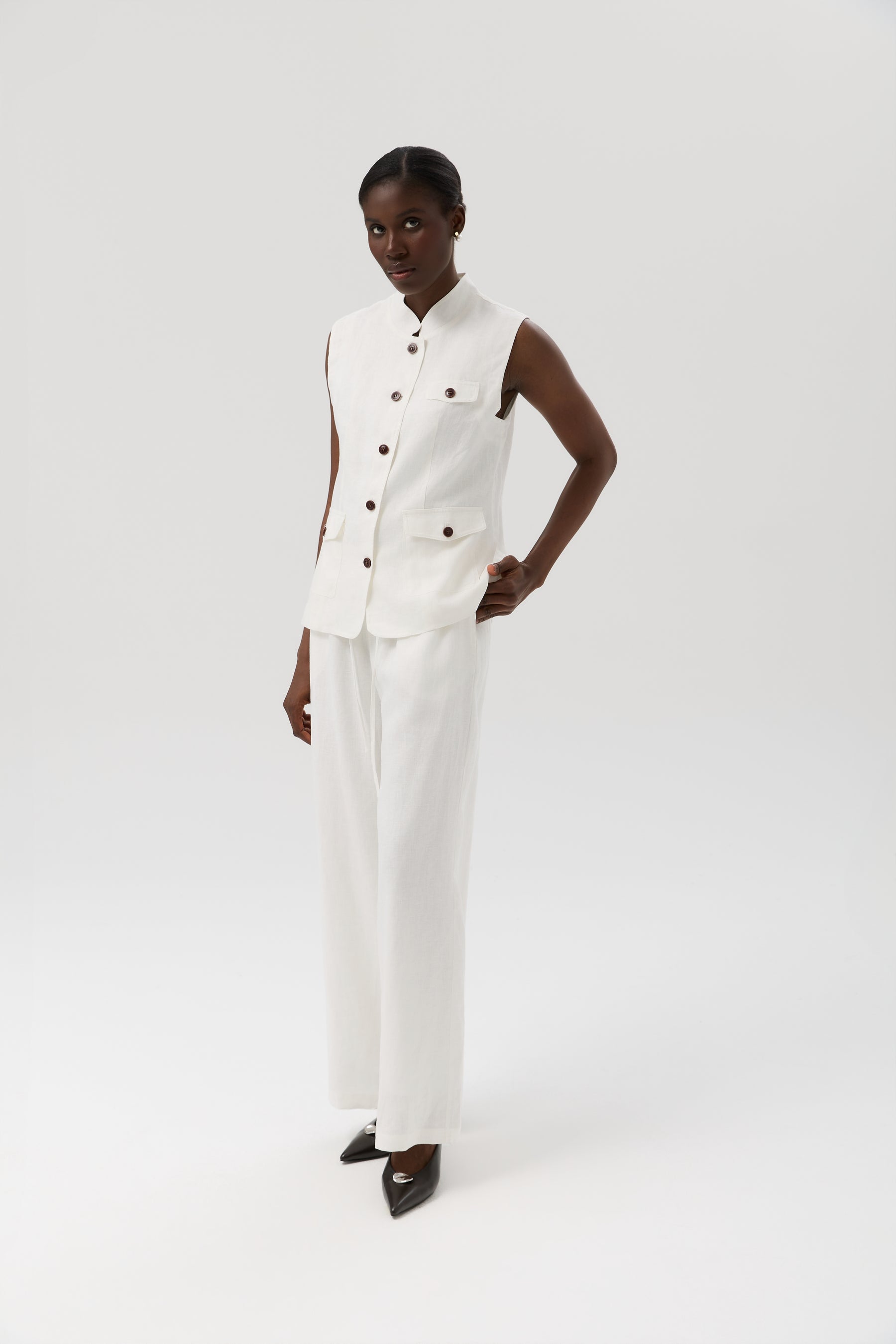 KAMIZELKA ELORA LINEN