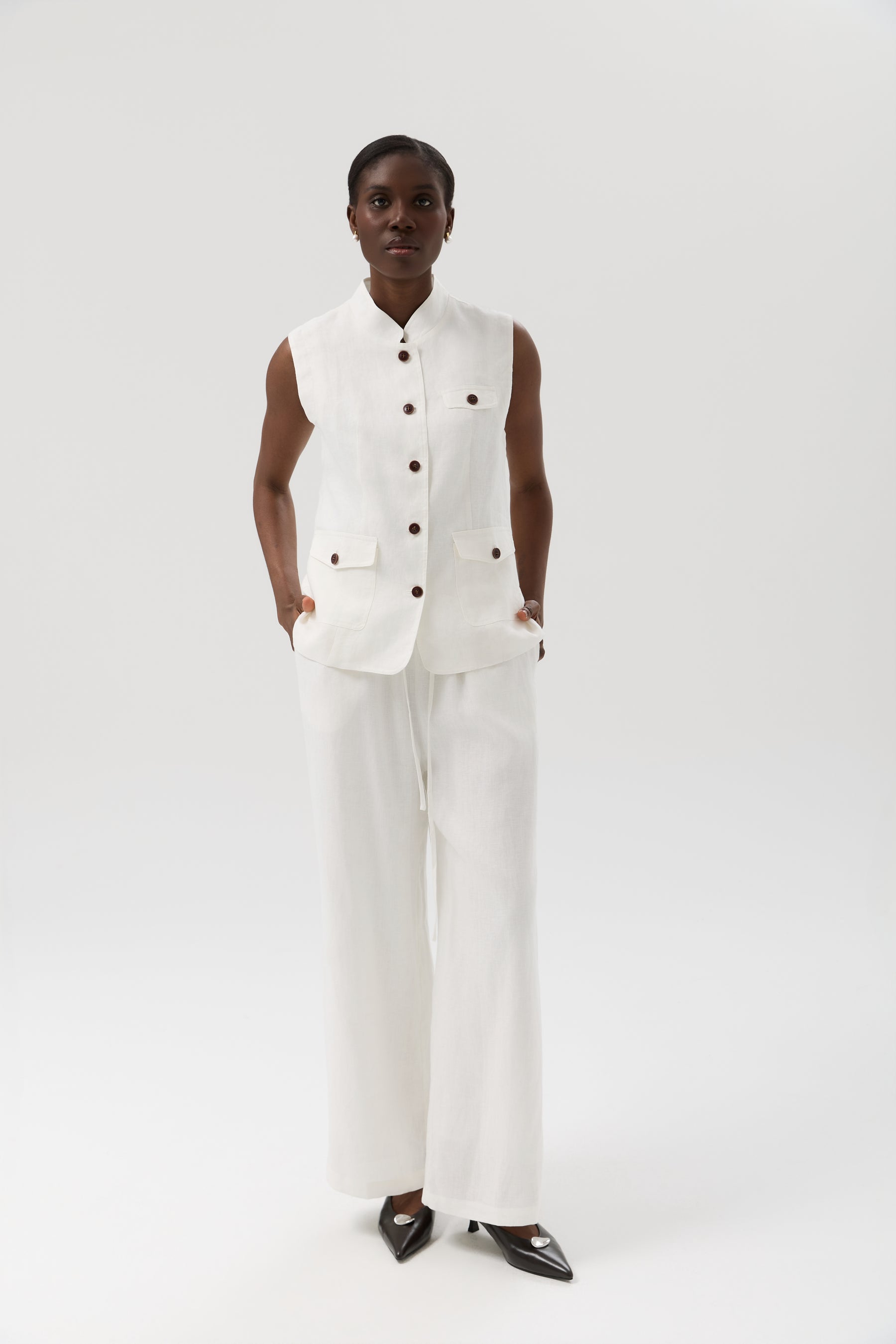 KAMIZELKA ELORA LINEN