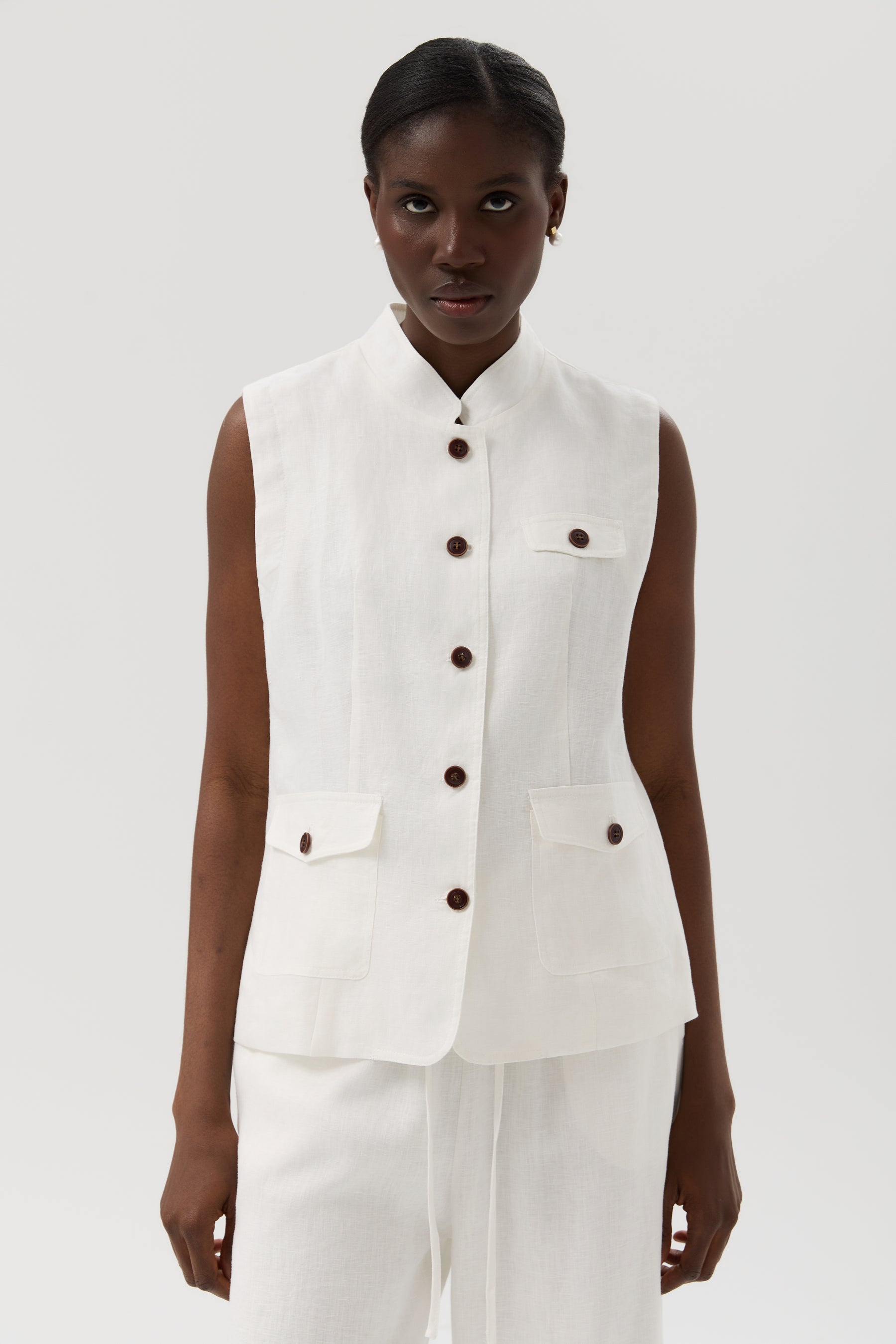 KAMIZELKA ELORA LINEN