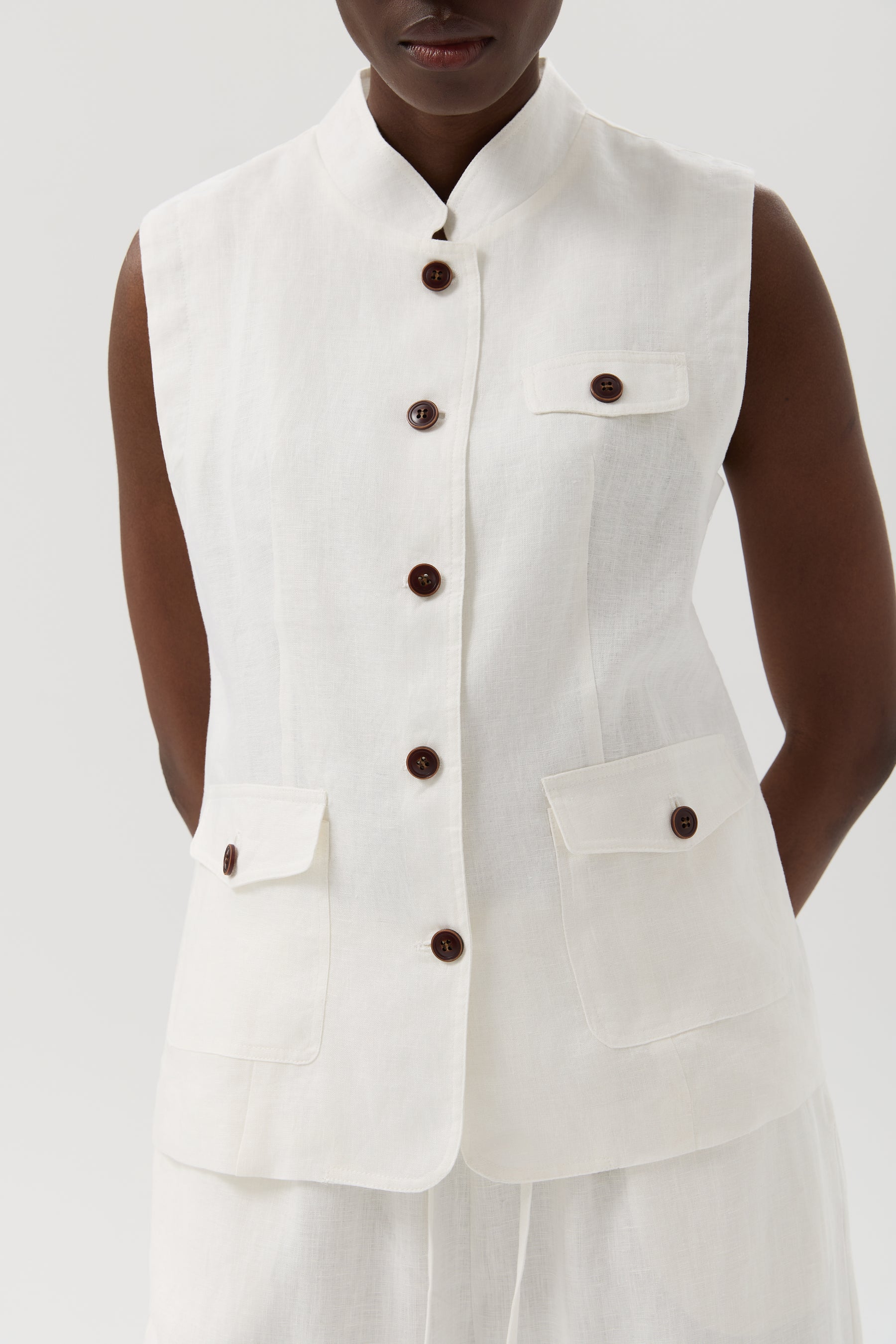 KAMIZELKA ELORA LINEN