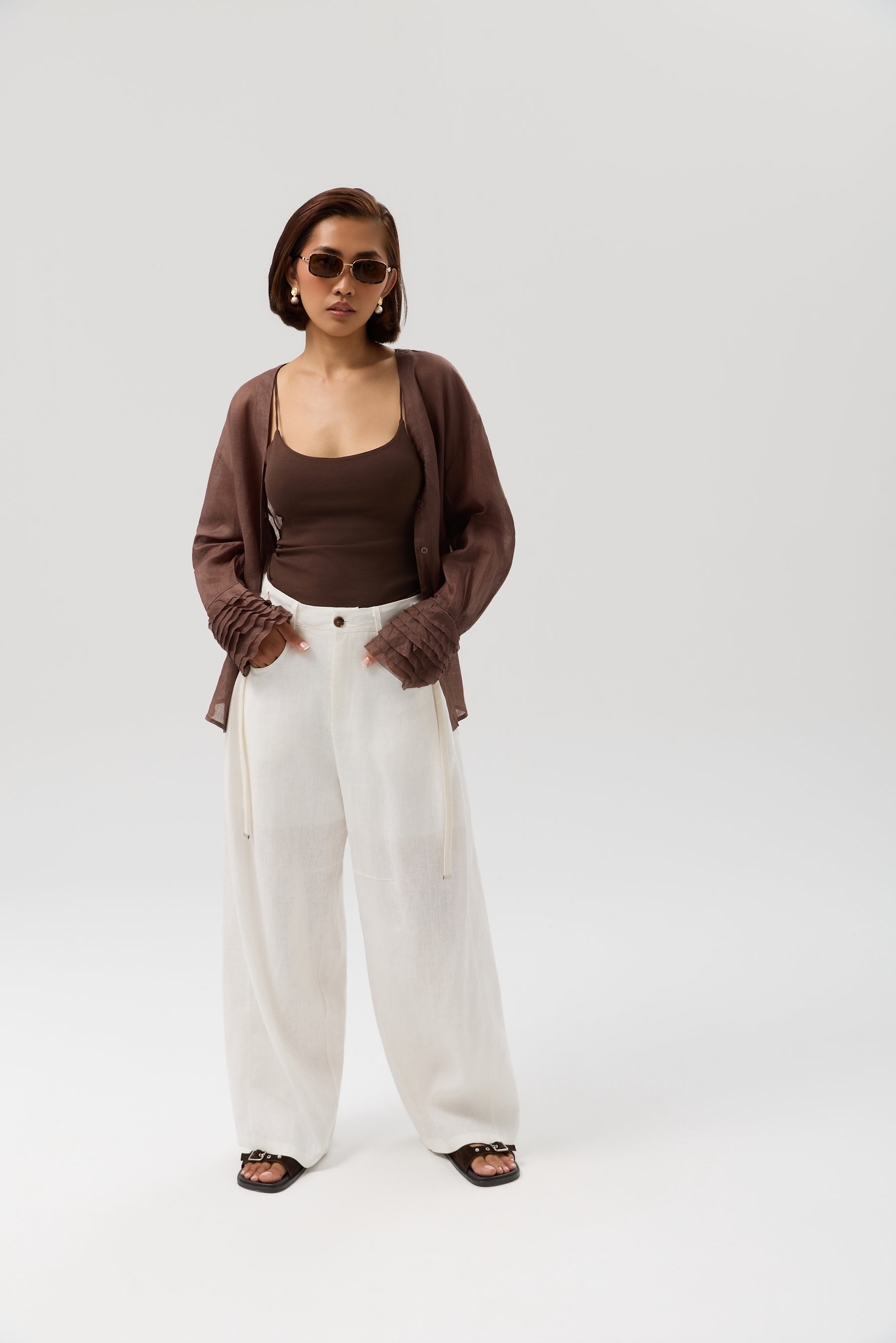 SPODNIE LINEN CORE