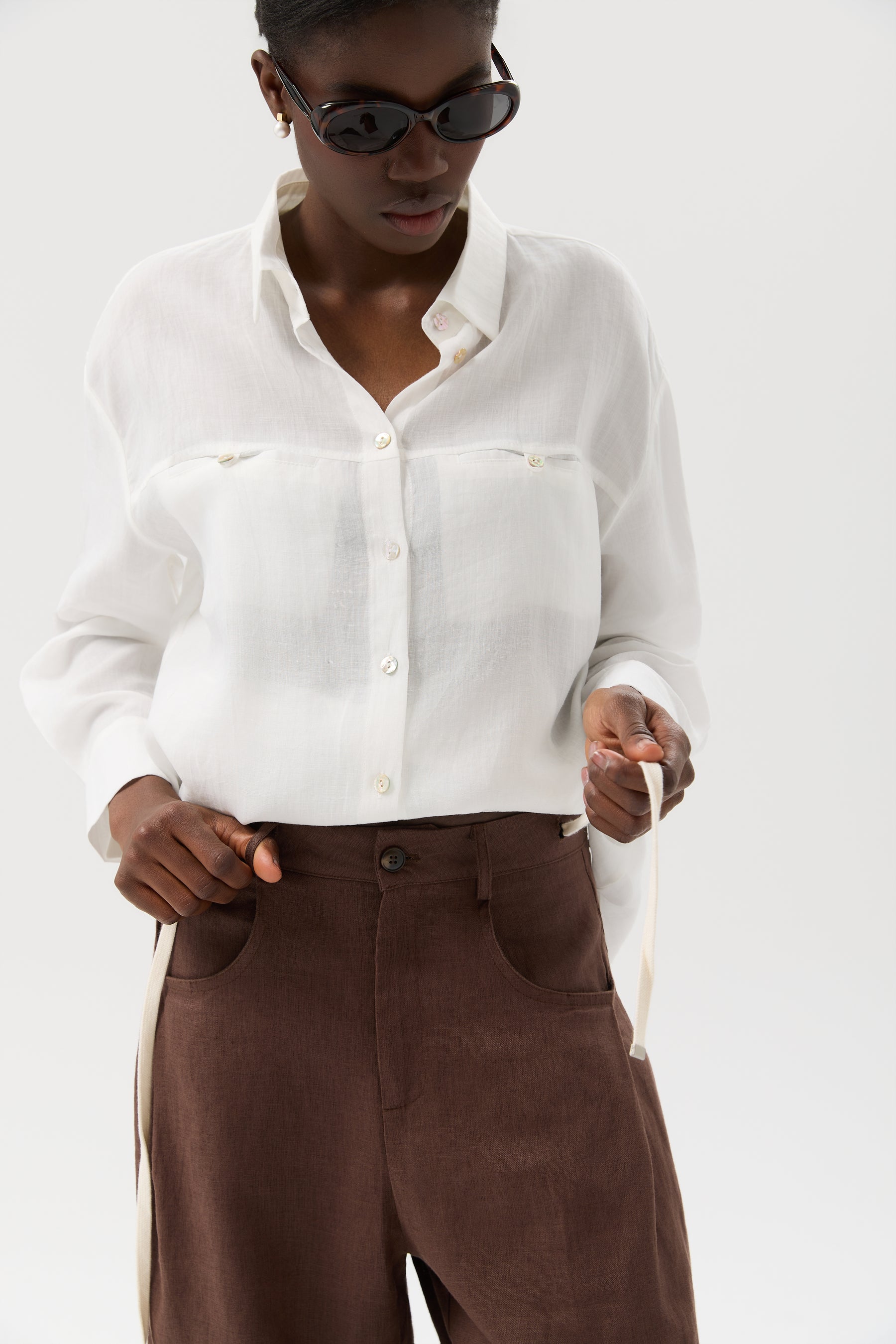 SPODNIE LINEN CORE