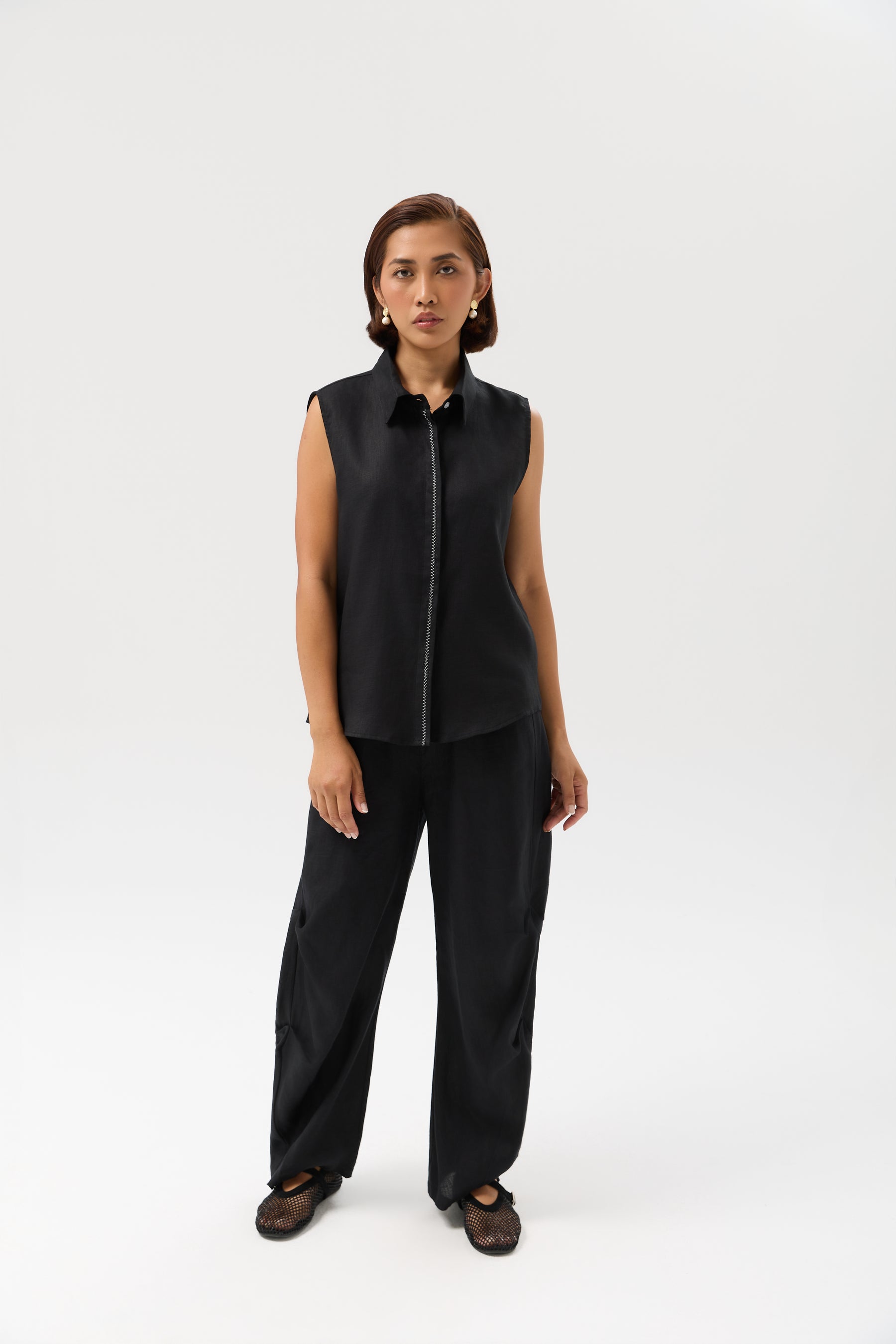 KOSZULA COLLAR LINEN