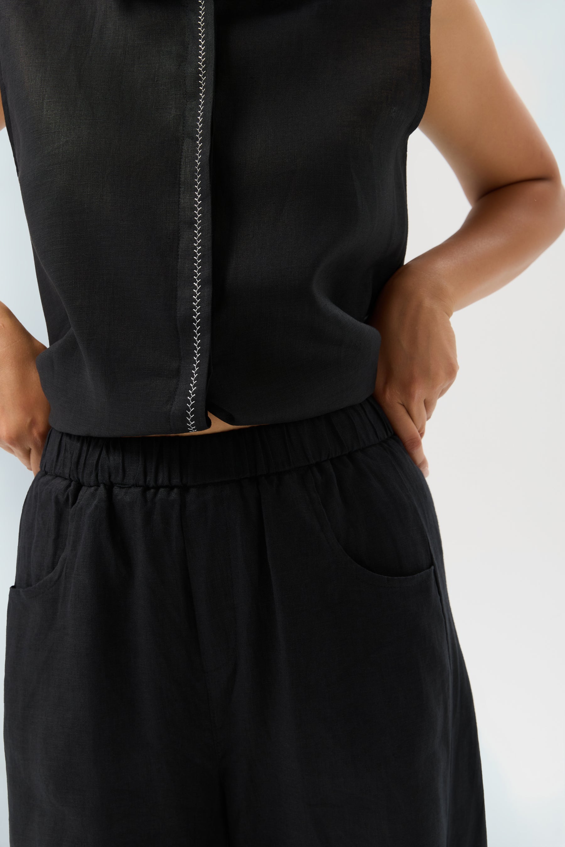 KOSZULA COLLAR LINEN