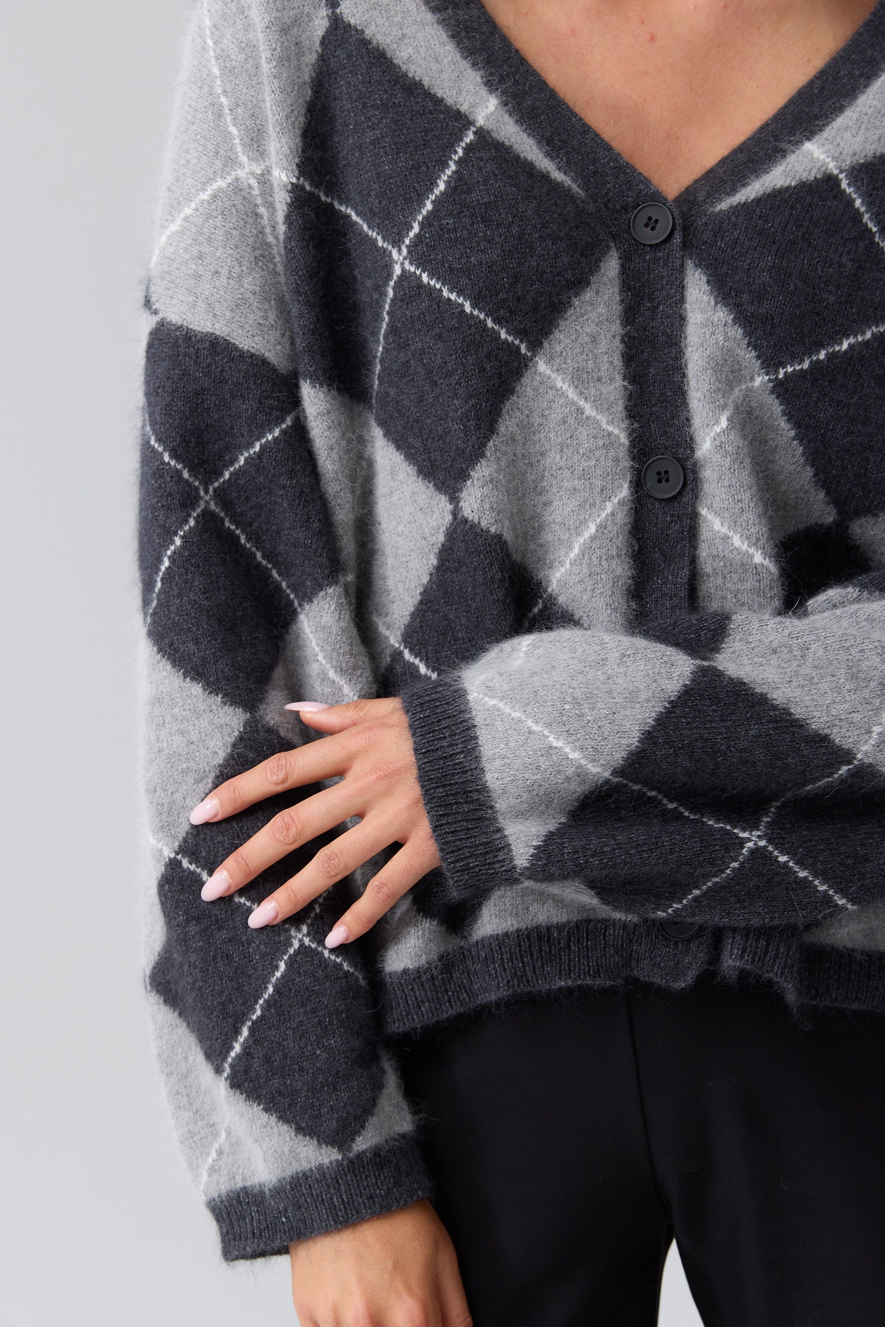 KARDIGAN CASHMERE ARGYLE