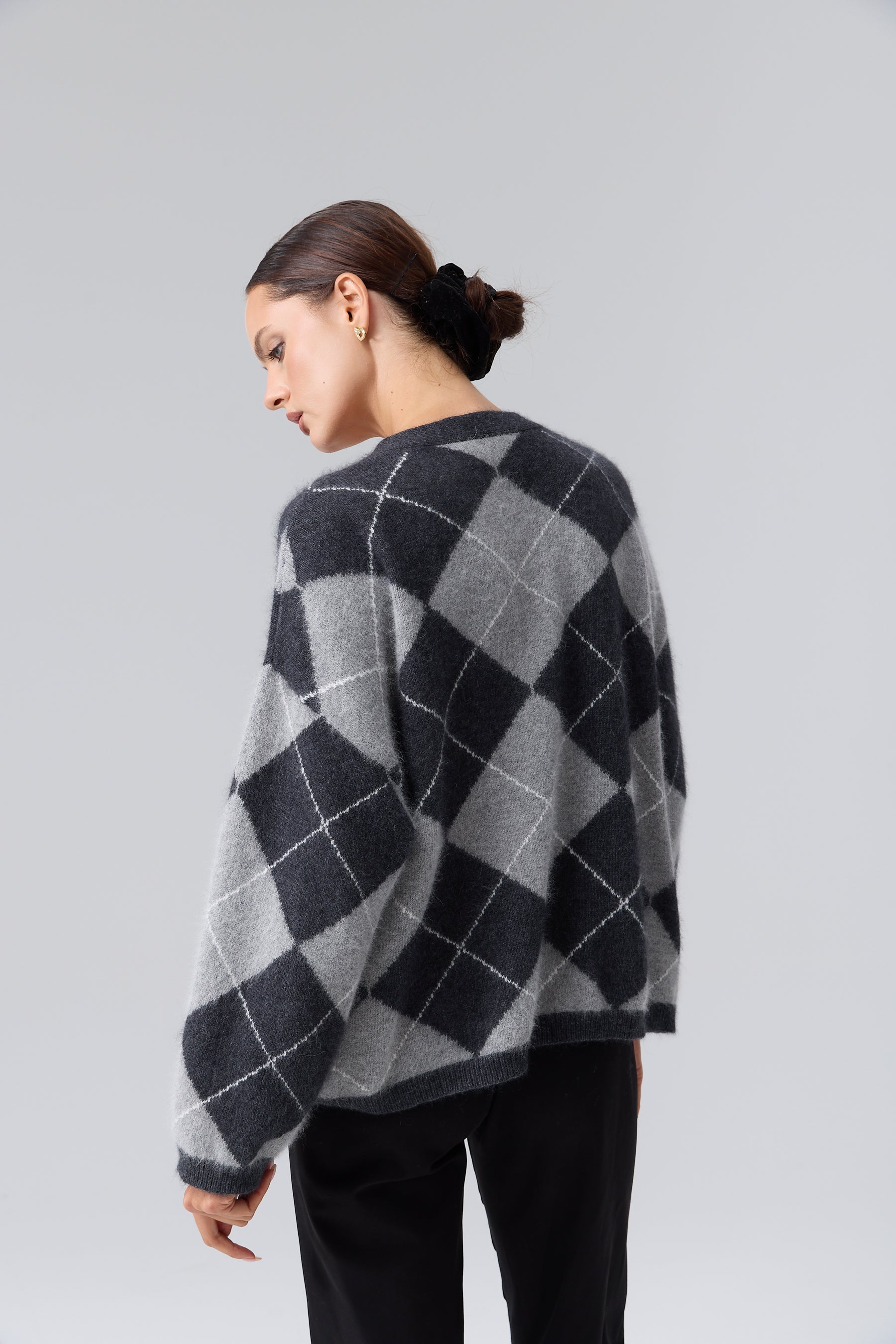 KARDIGAN CASHMERE ARGYLE