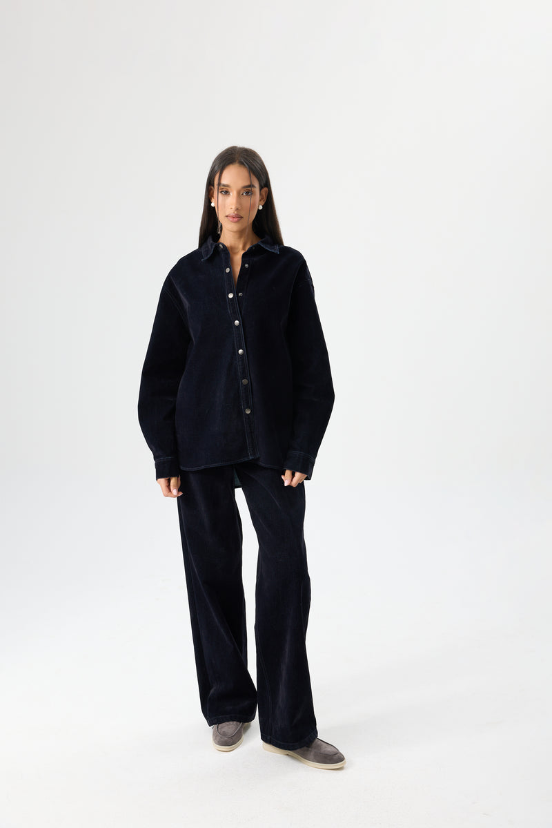 KOSZULA VELLUTO DENIM