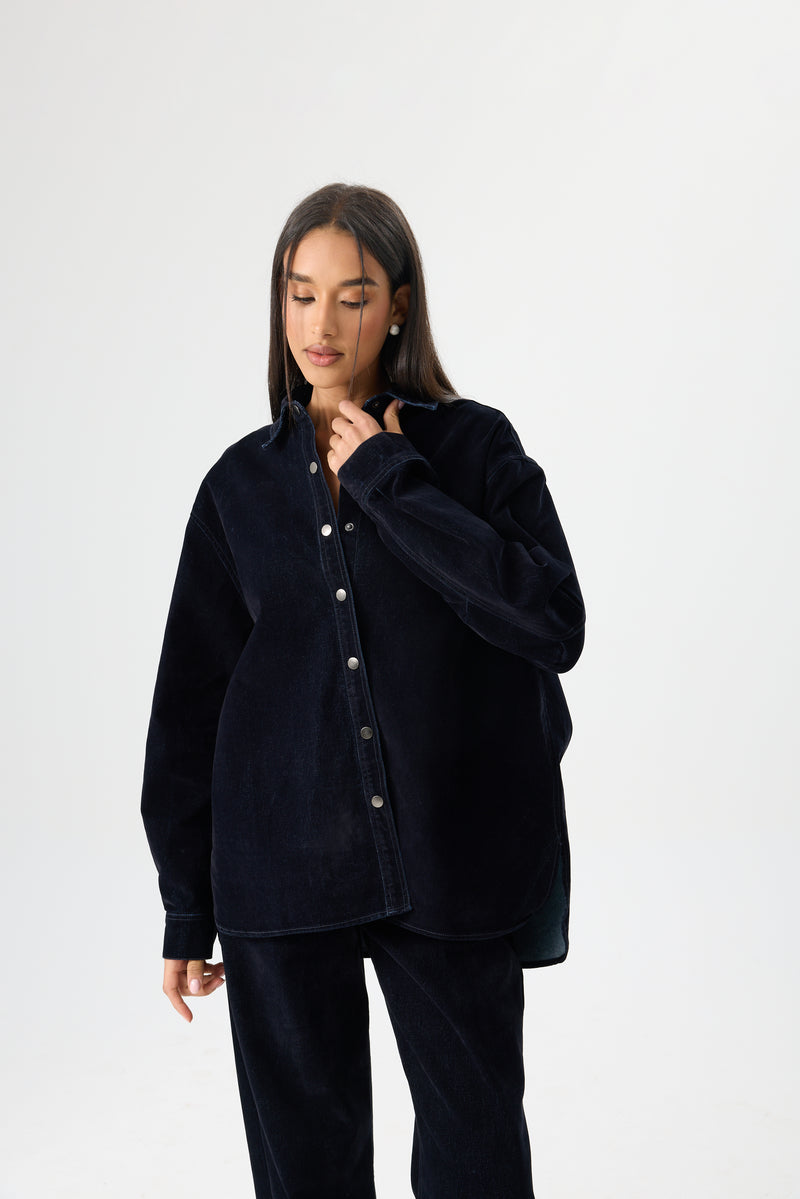 KOSZULA VELLUTO DENIM