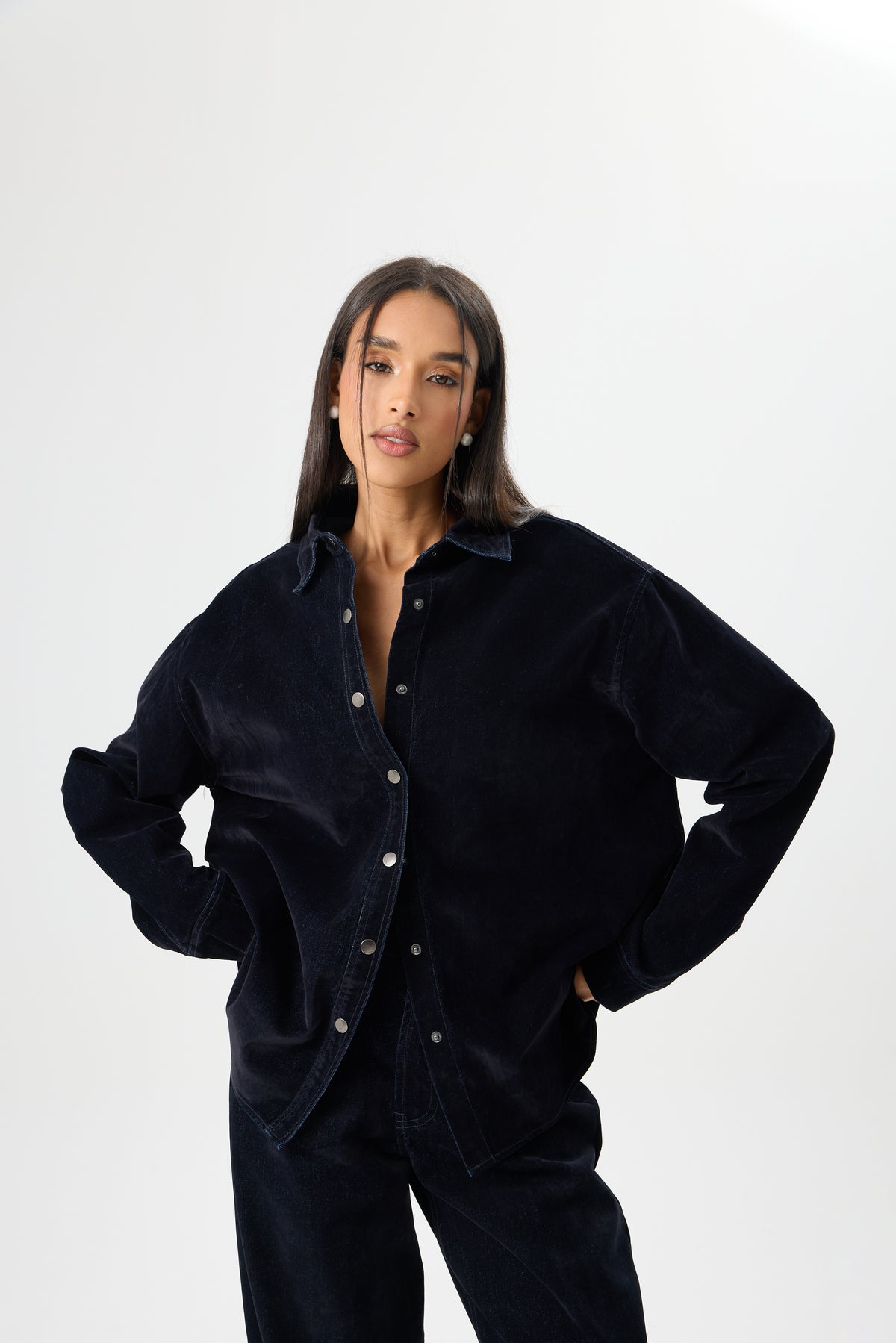 KOSZULA VELLUTO DENIM