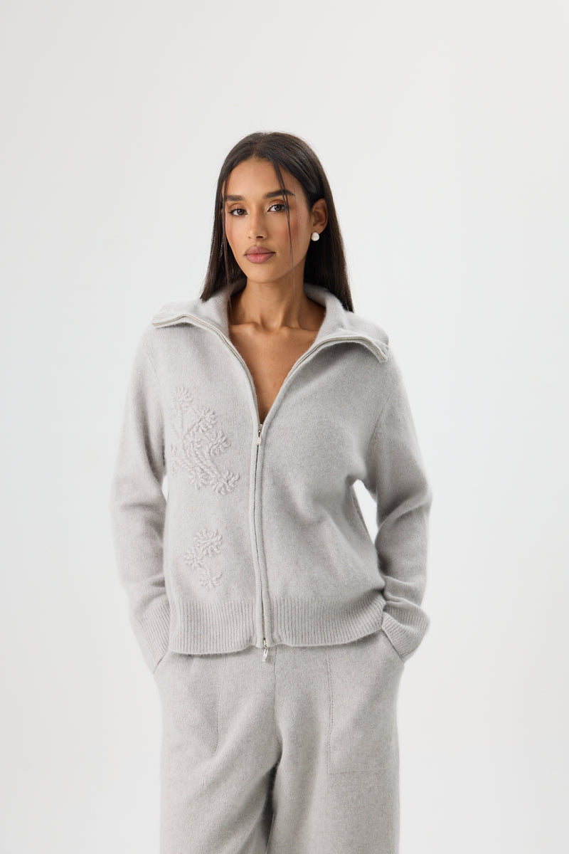 SWETER FIORE DI LANA