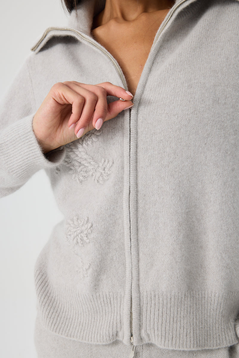 SWETER FIORE DI LANA