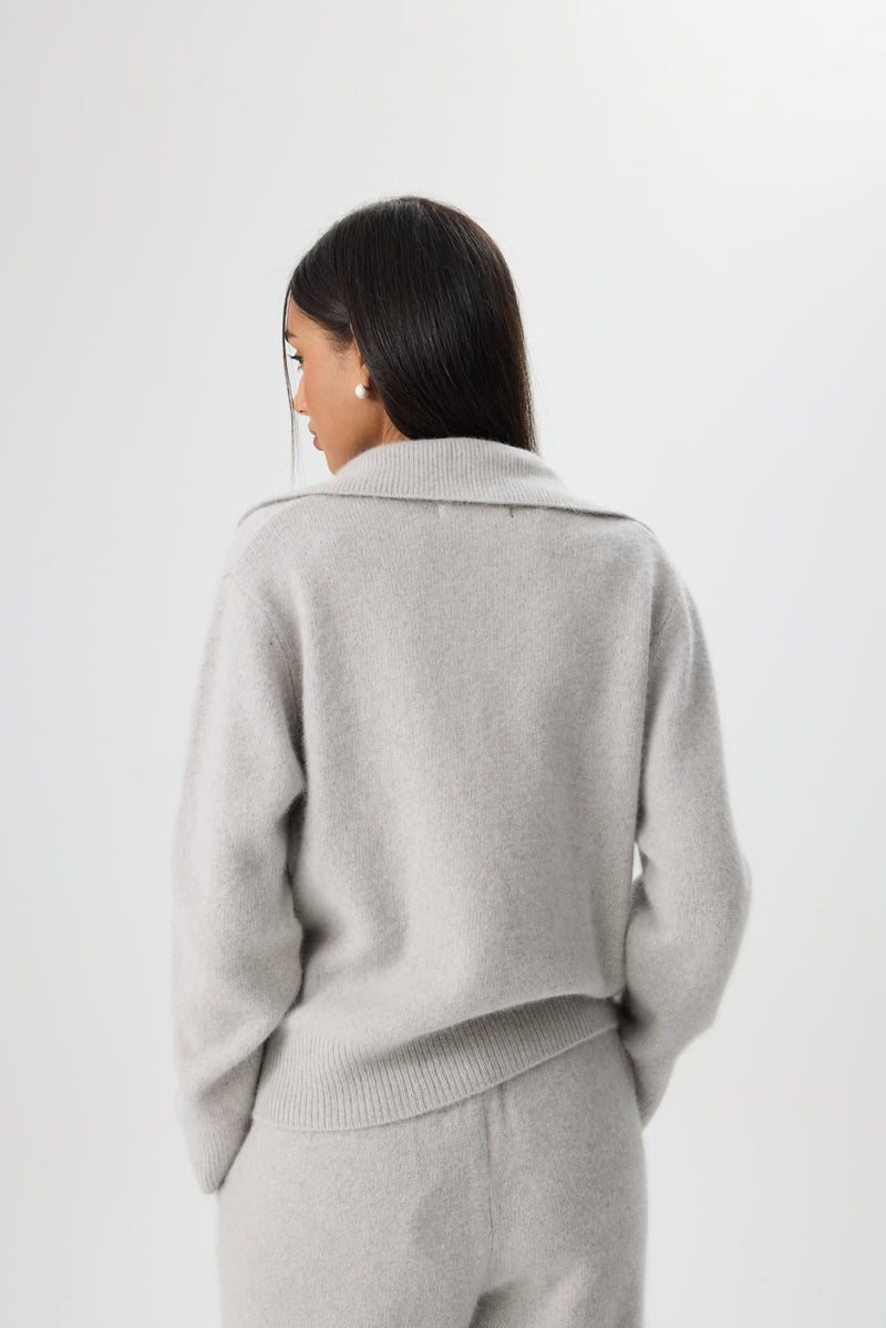 SWETER FIORE DI LANA