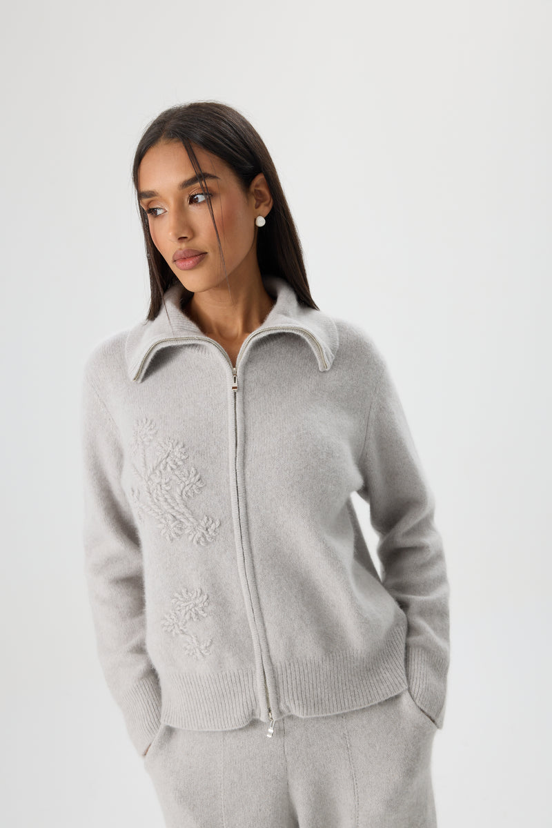 SWETER FIORE DI LANA