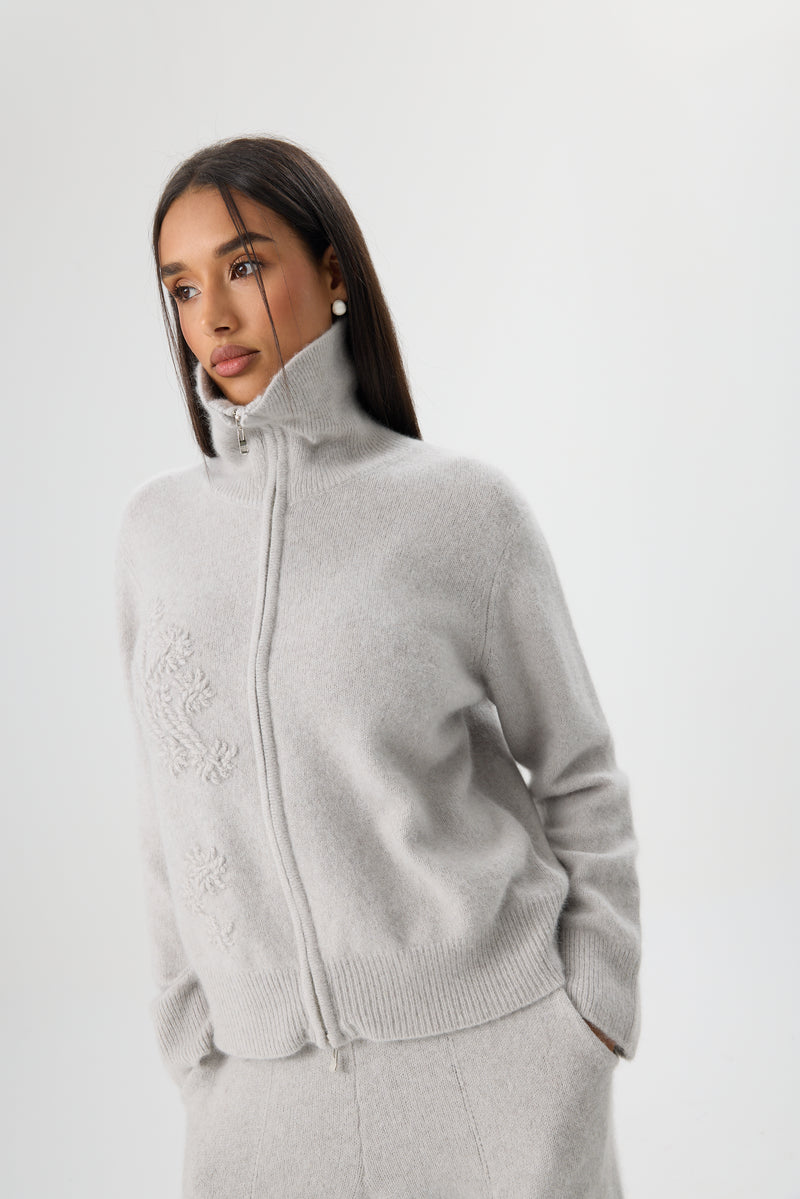 SWETER FIORE DI LANA