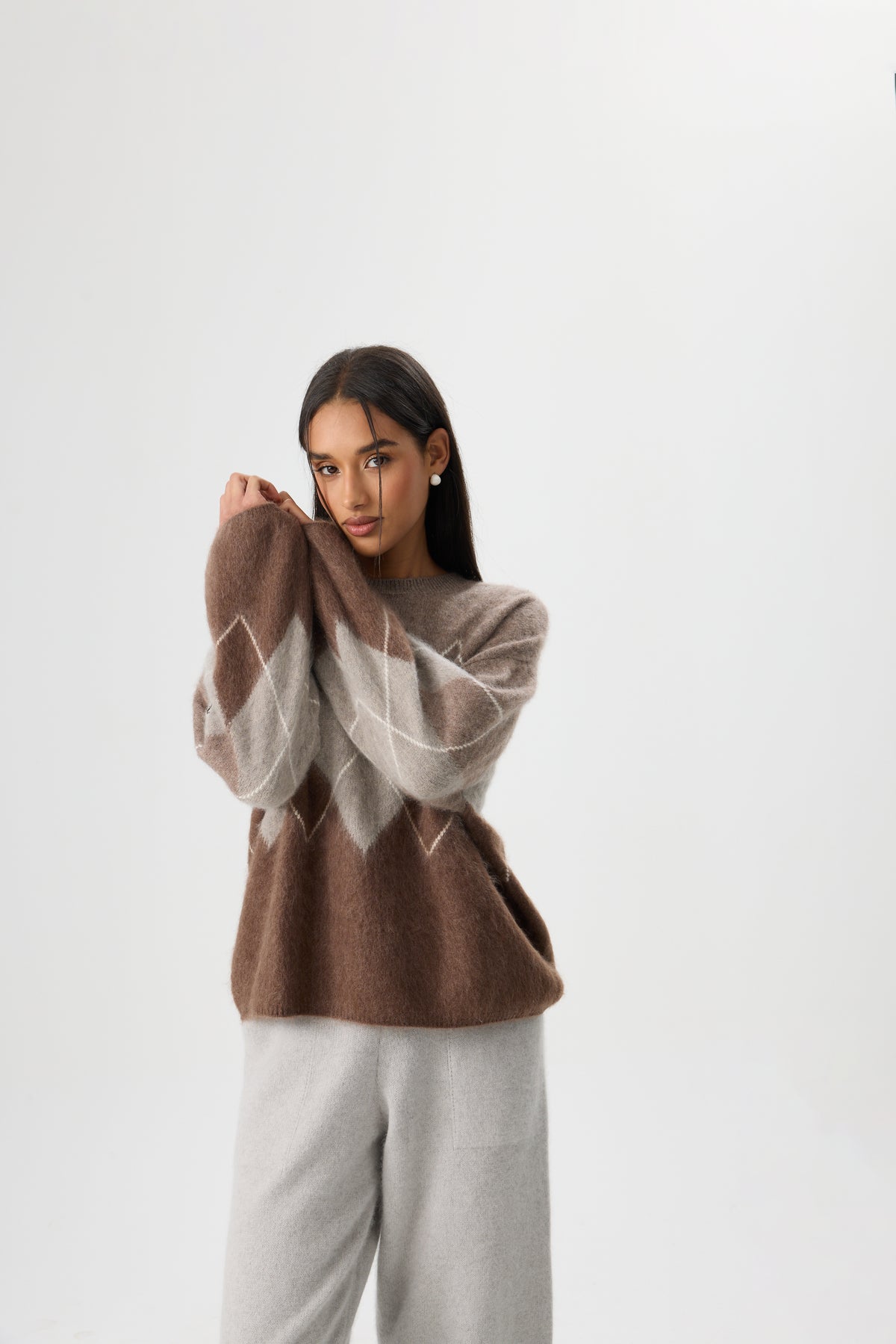 SWETER MOCHA ARYGLE