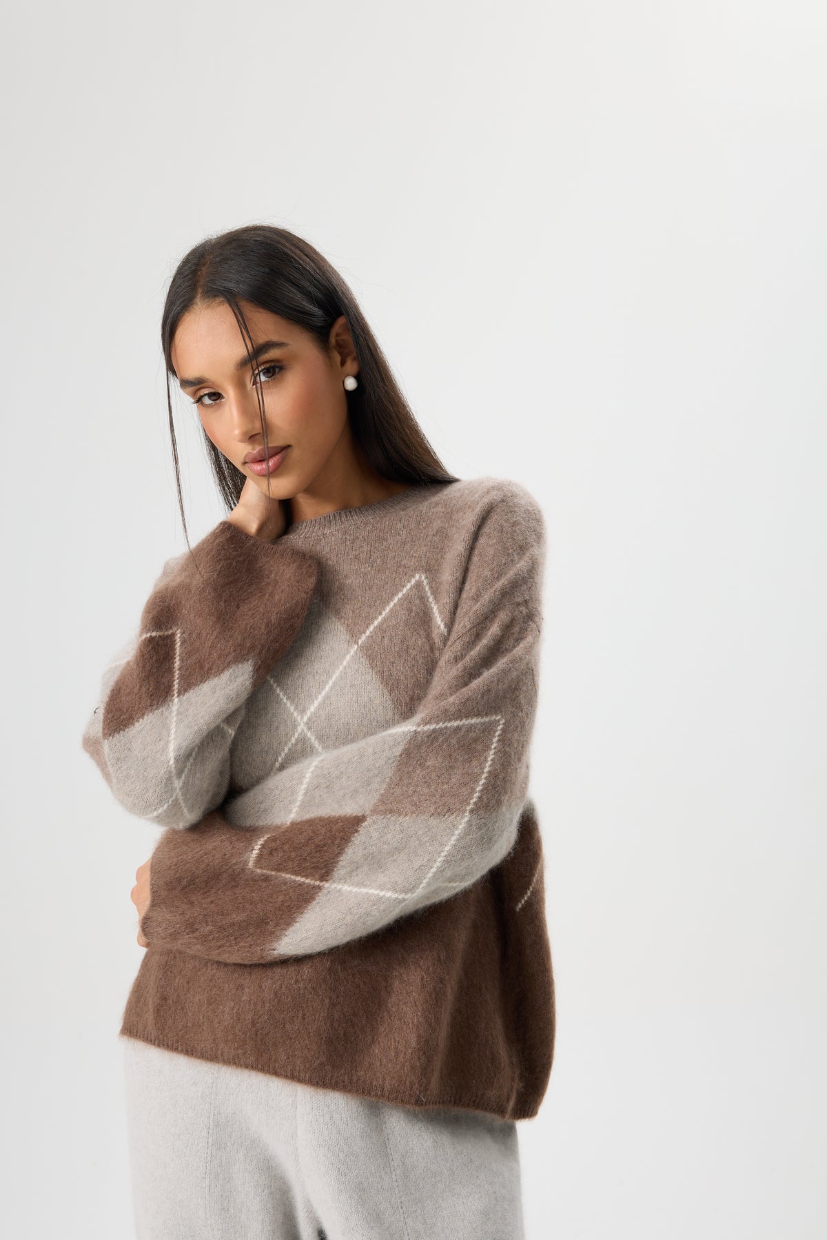 SWETER MOCHA ARYGLE