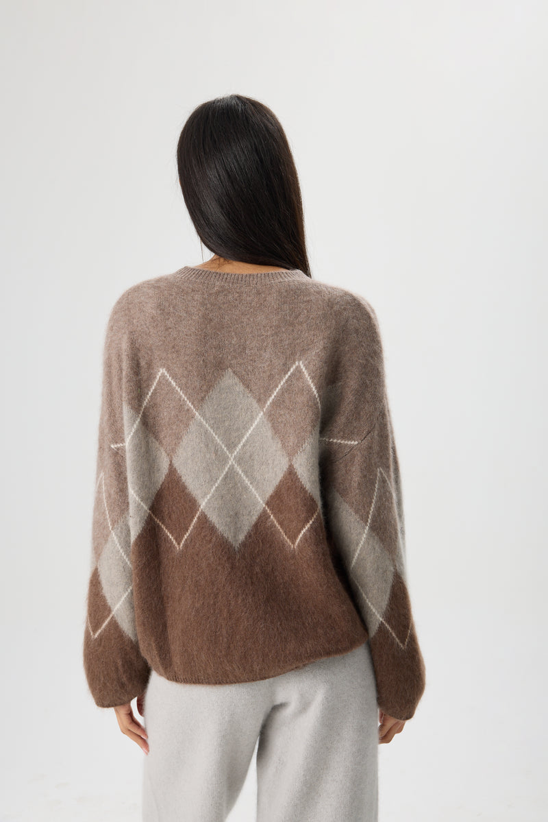 SWETER MOCHA ARYGLE