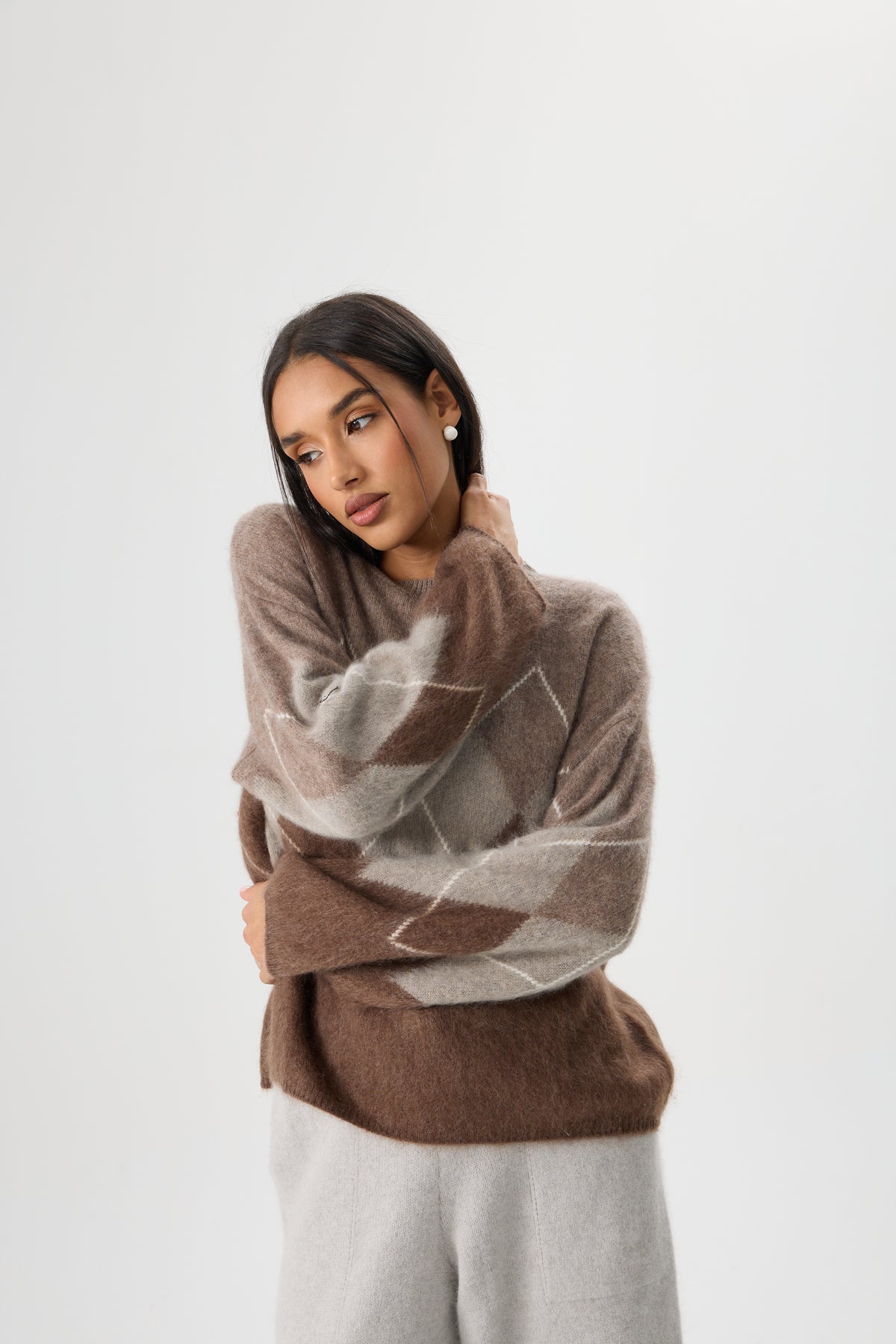 SWETER MOCHA ARYGLE