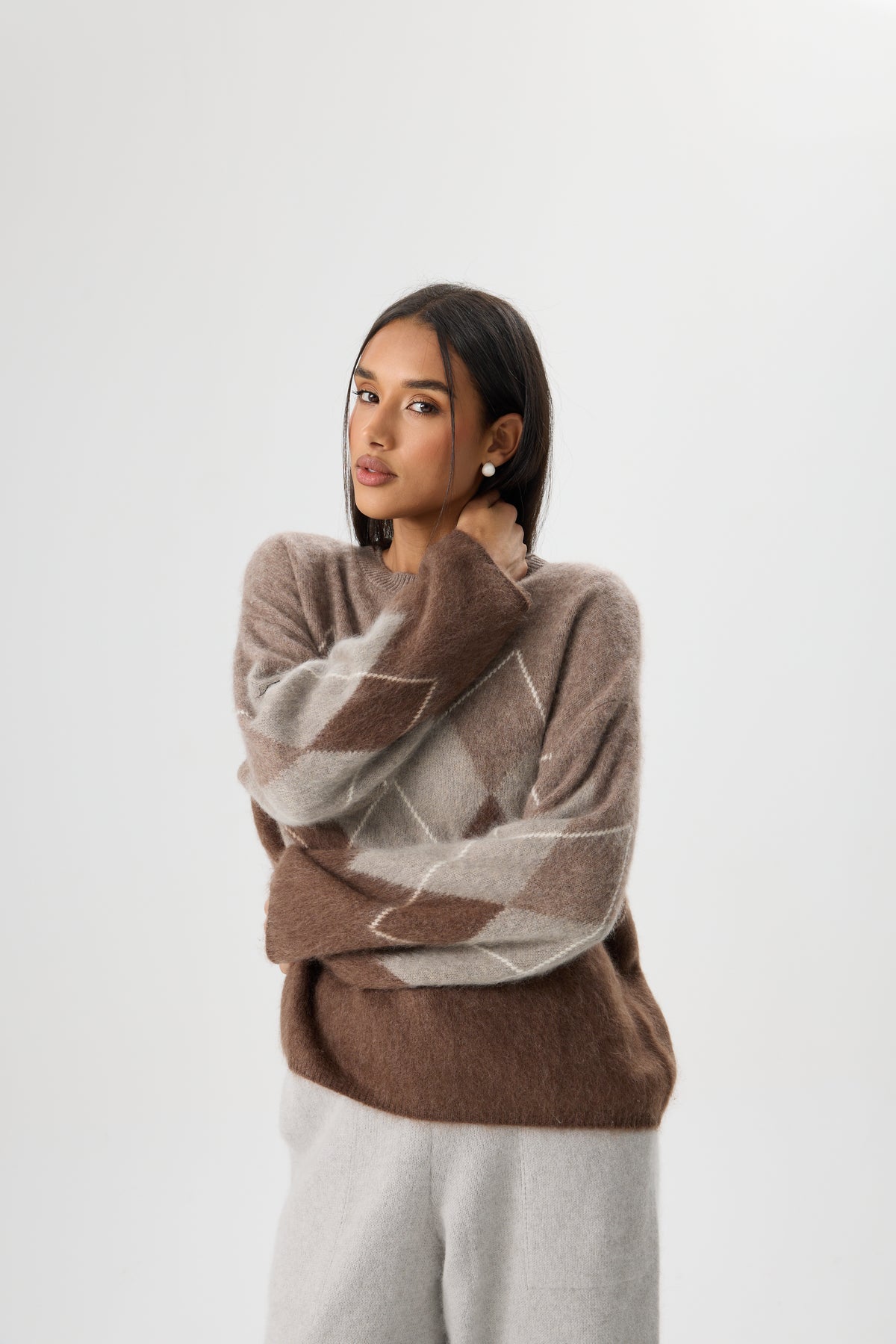 SWETER MOCHA ARYGLE