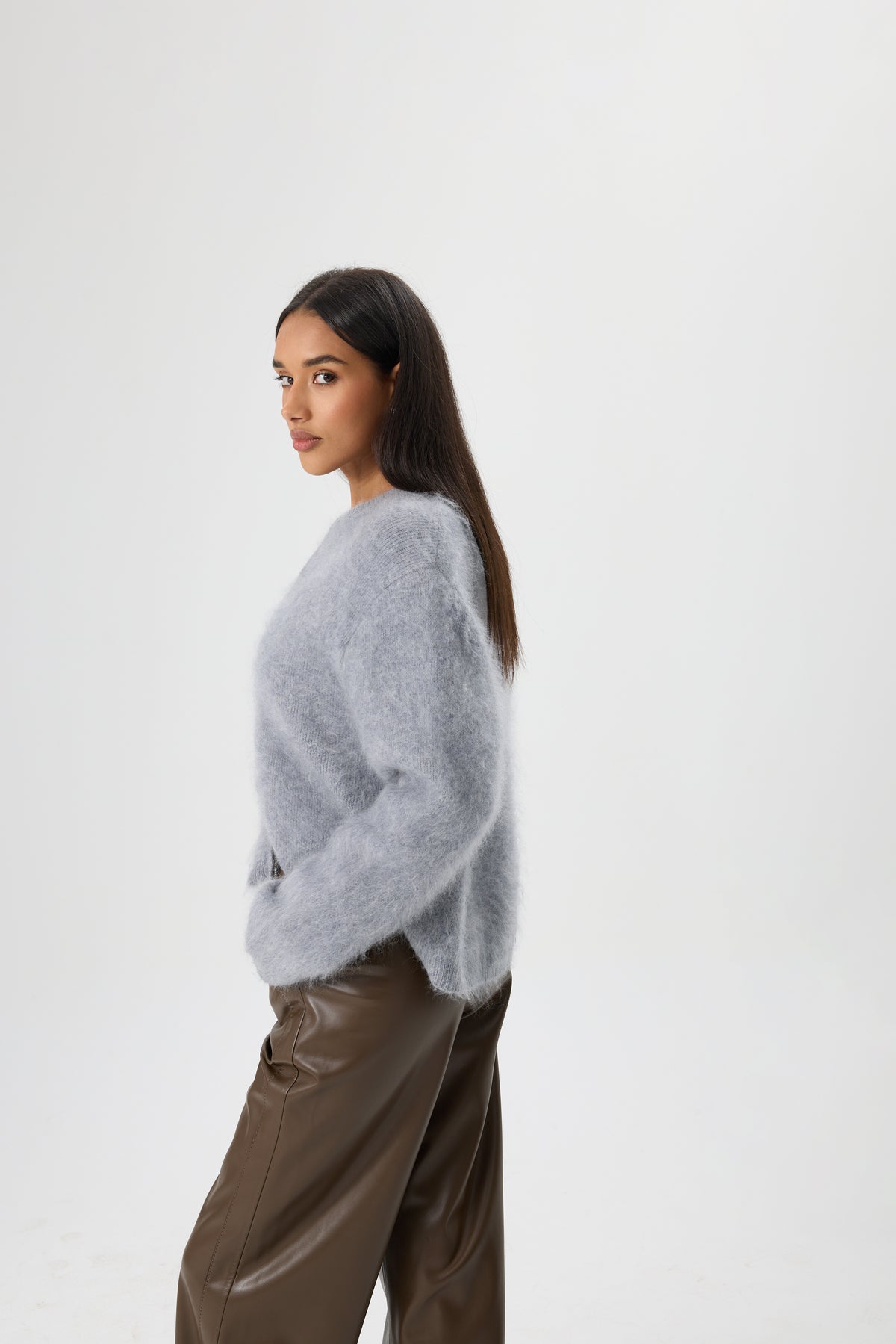 SWETER WOOL CLOUD ZIP
