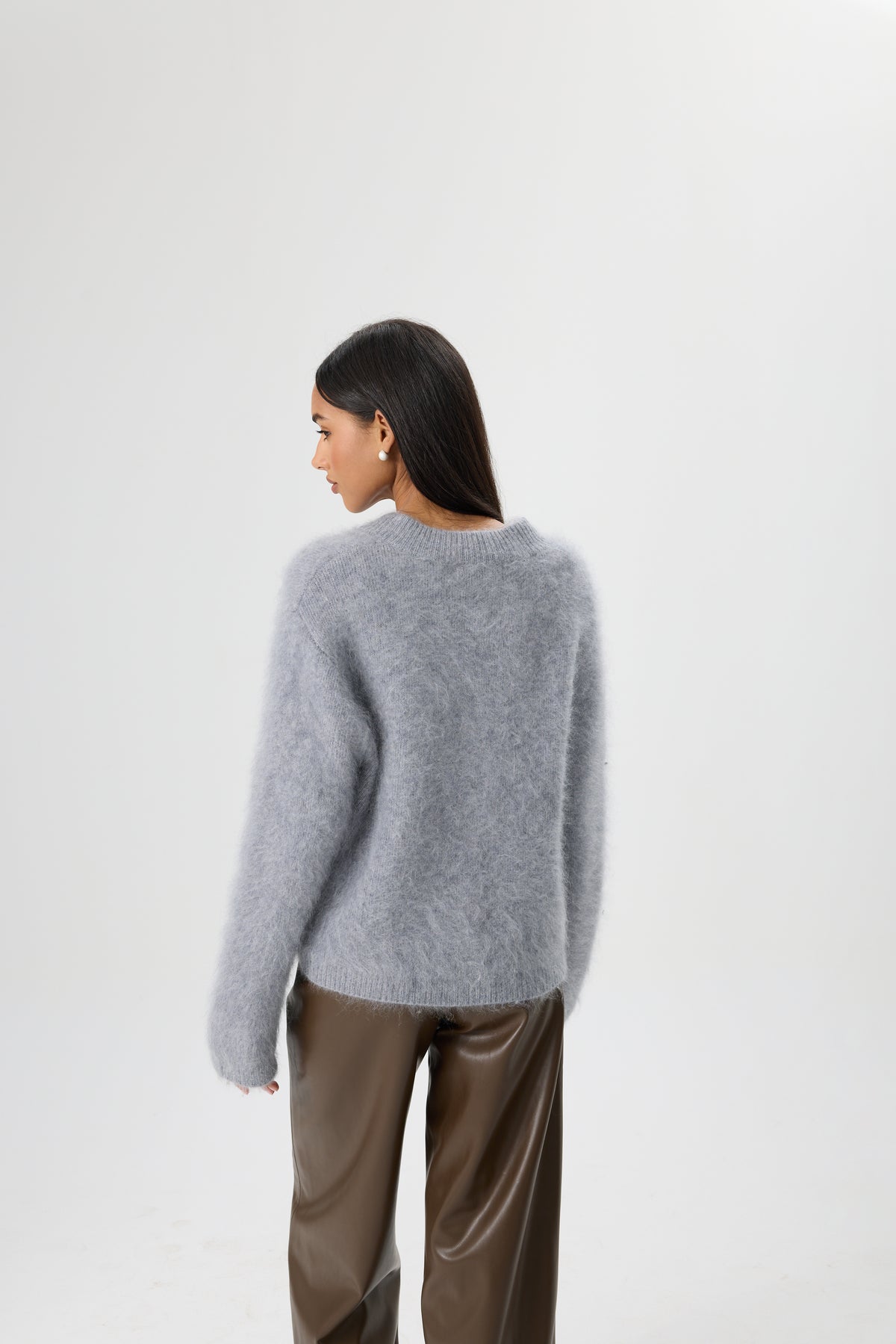 SWETER WOOL CLOUD ZIP