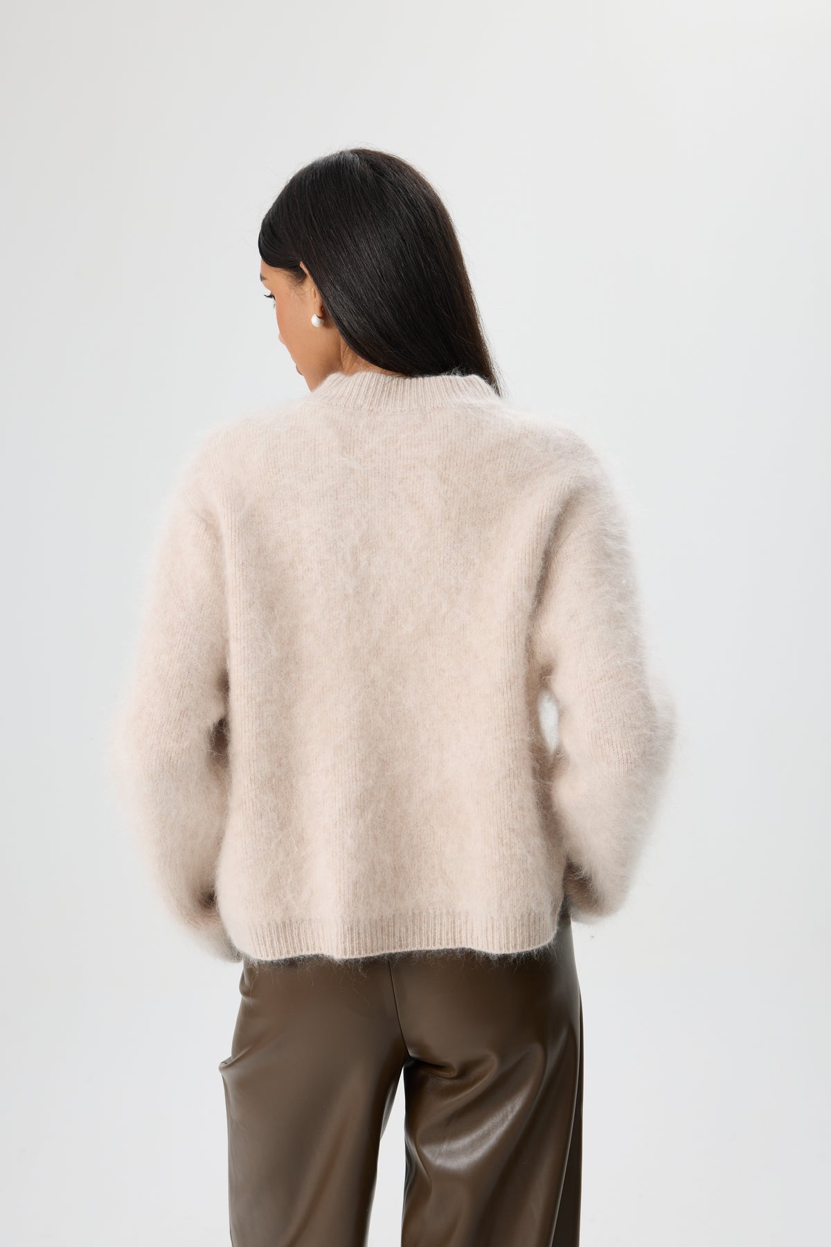 SWETER WOOL CLOUD ZIP