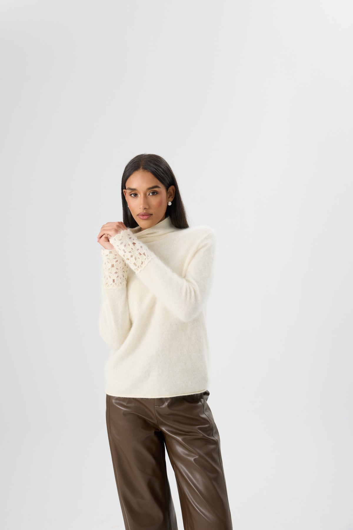 SWETER SOIE LACE