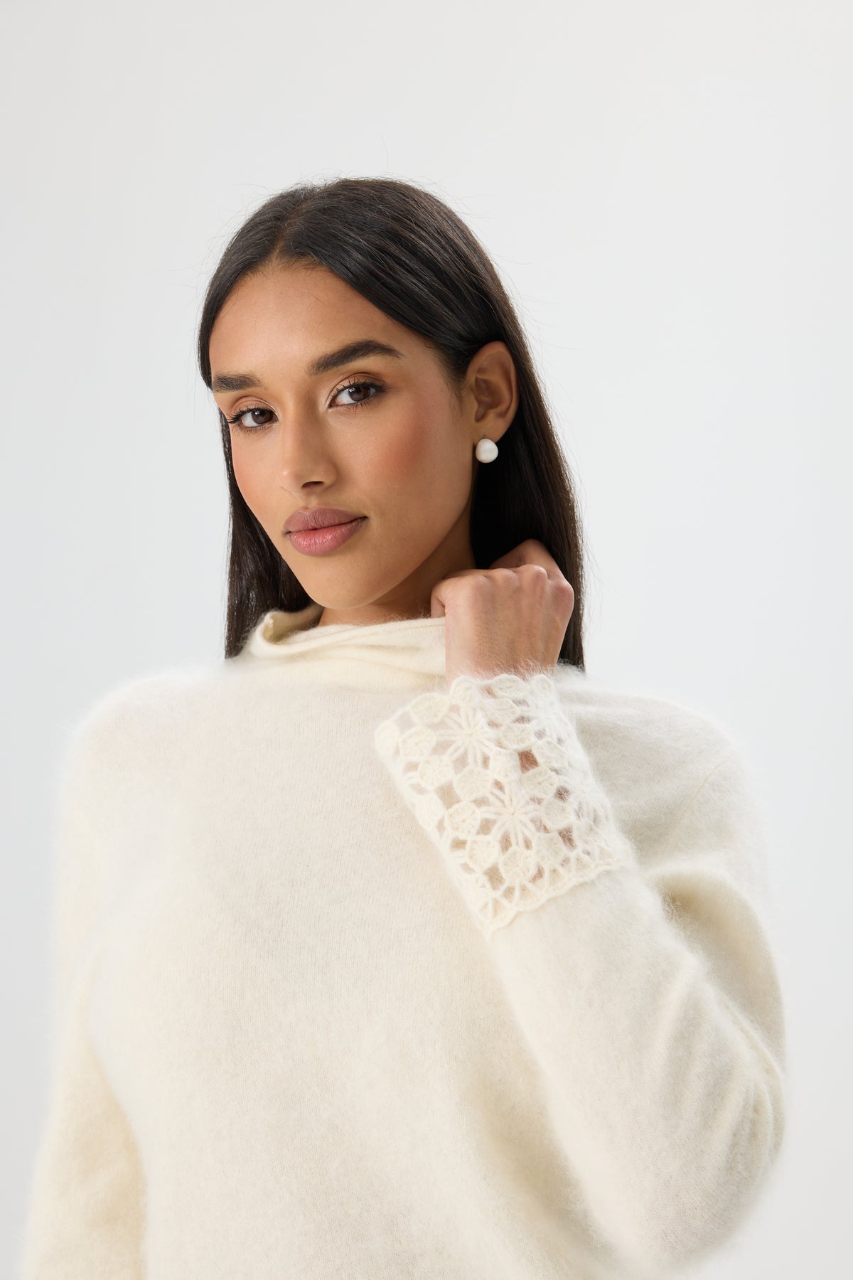 SWETER SOIE LACE