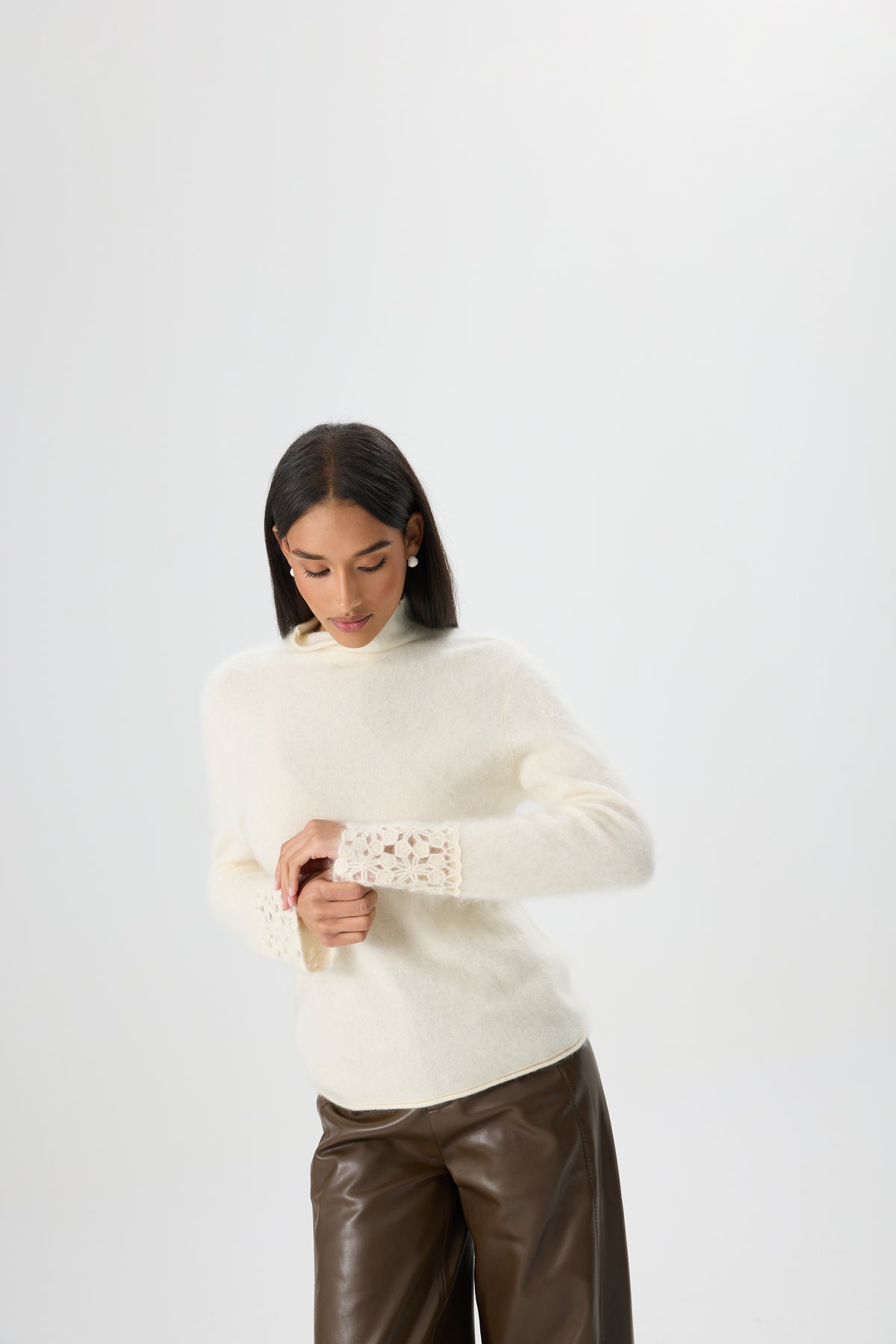 SWETER SOIE LACE