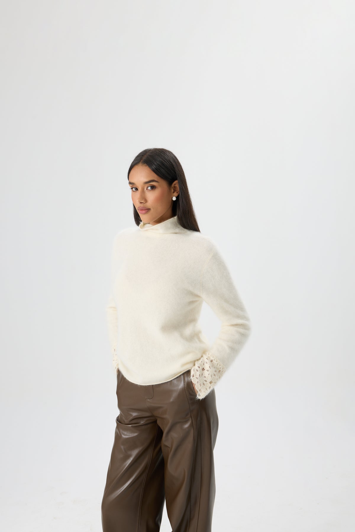 SWETER SOIE LACE