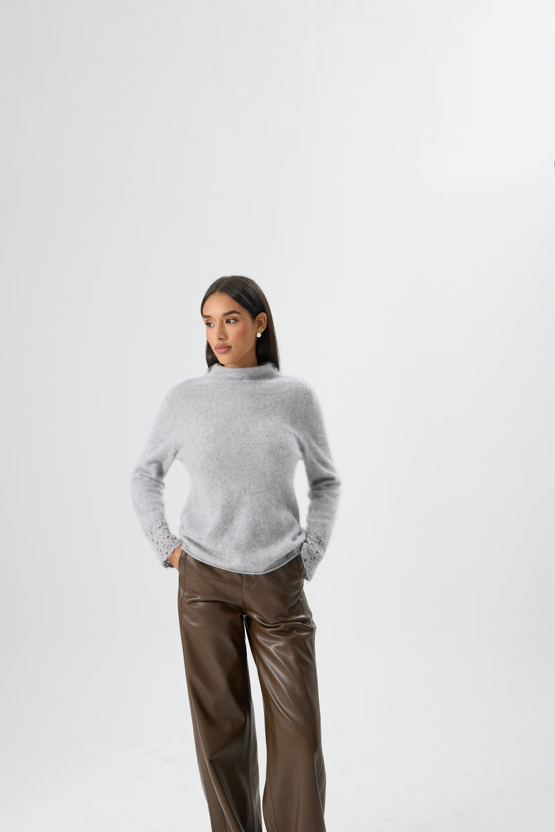 SWETER SOIE LACE