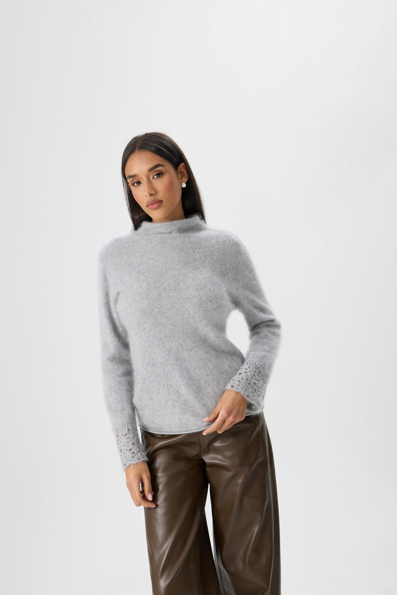 SWETER SOIE LACE