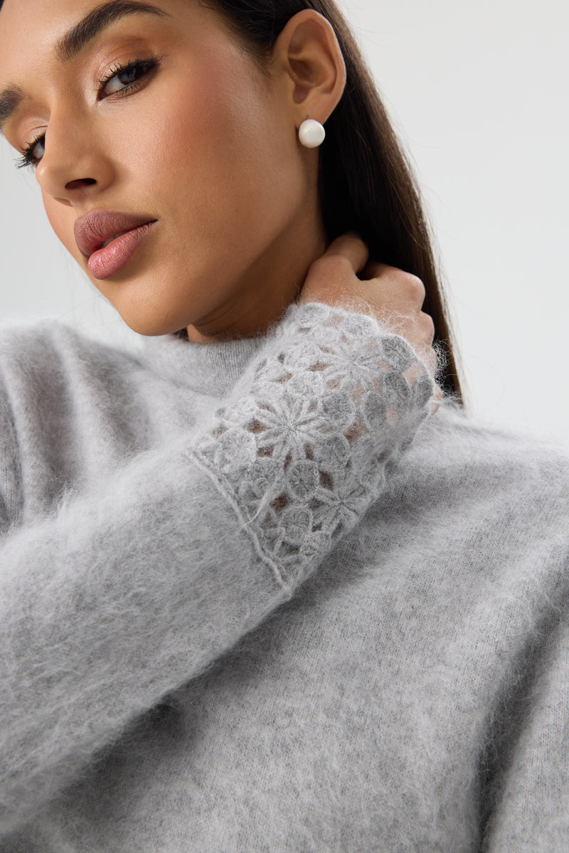 SWETER SOIE LACE