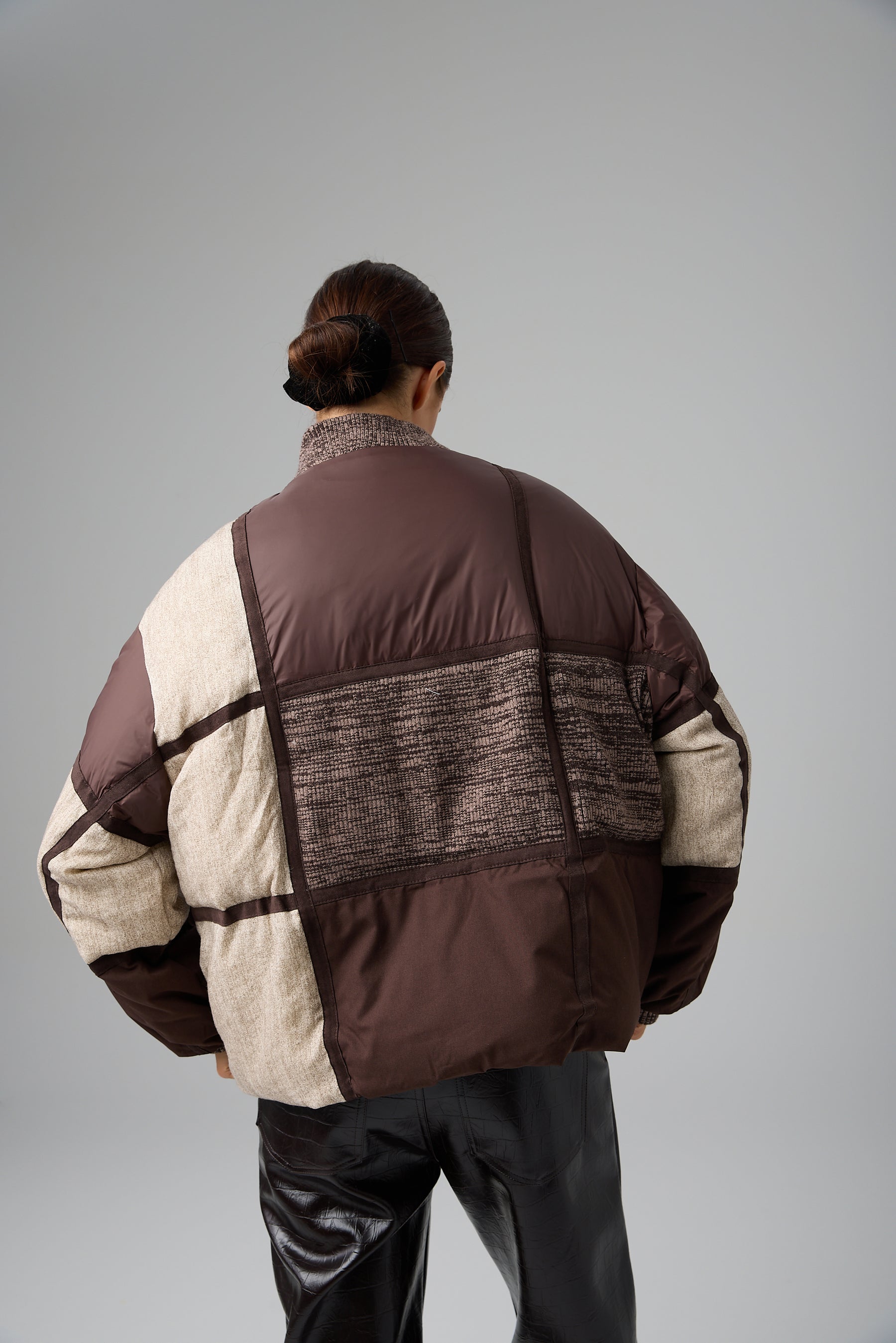 KURTKA MOSAIC BROWN