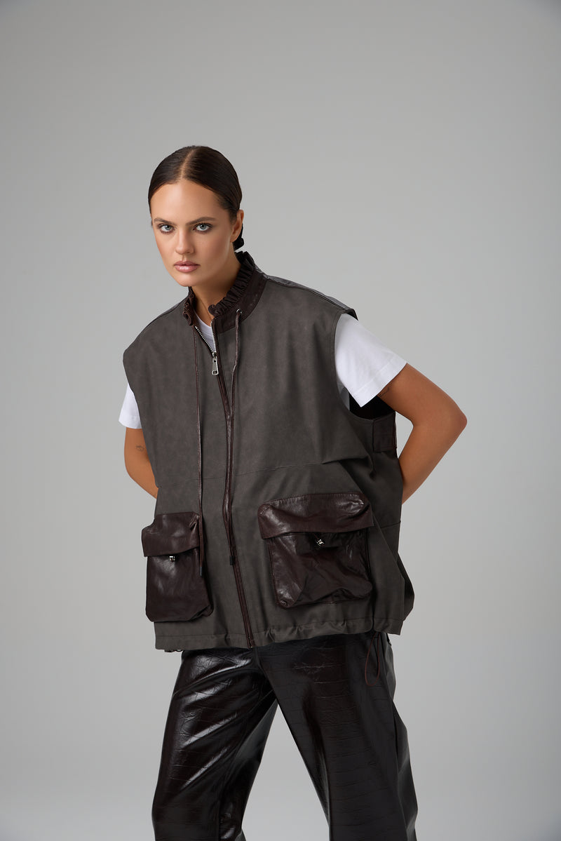 KAMIZELKA VITTORIA LEATHER