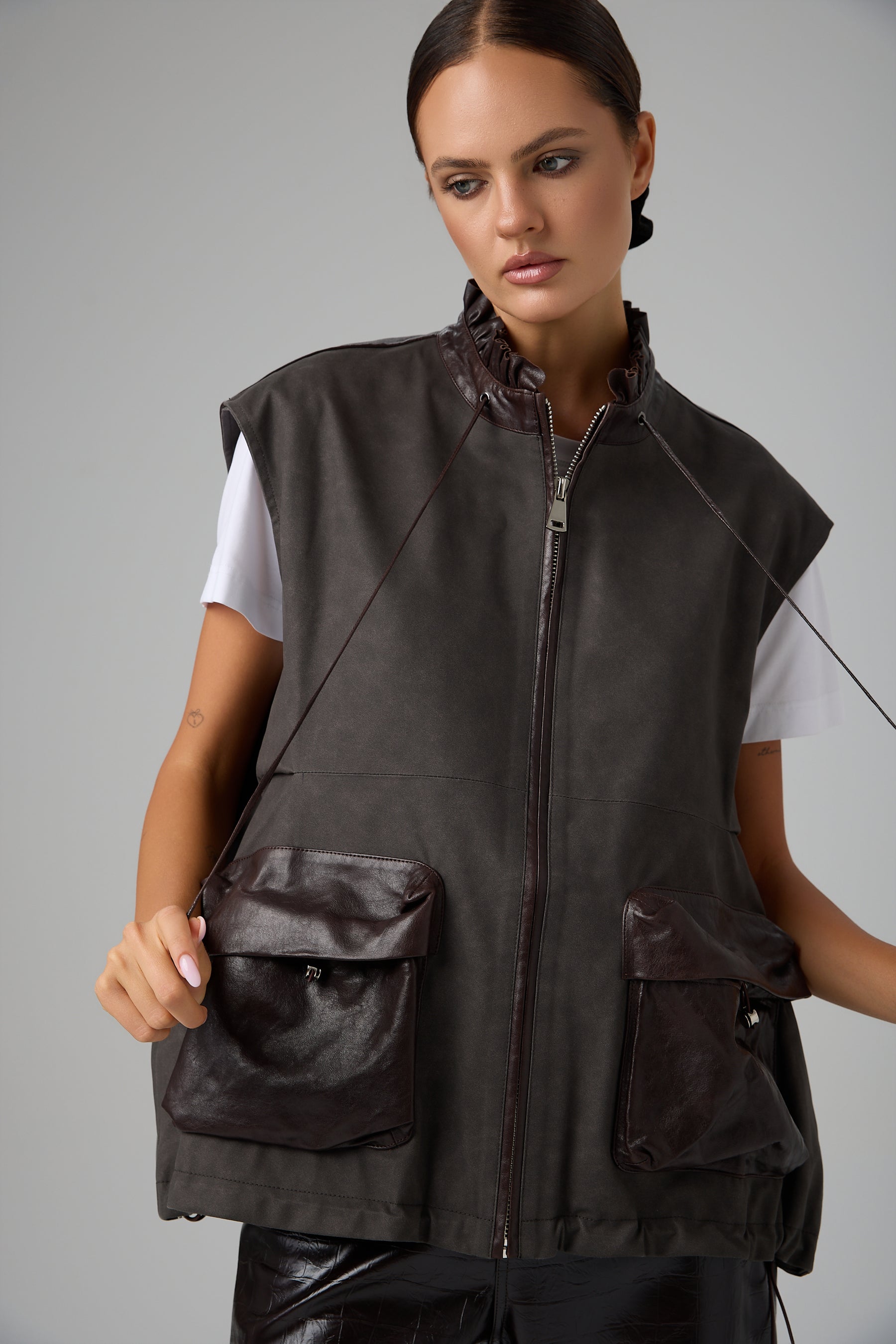 KAMIZELKA VITTORIA LEATHER