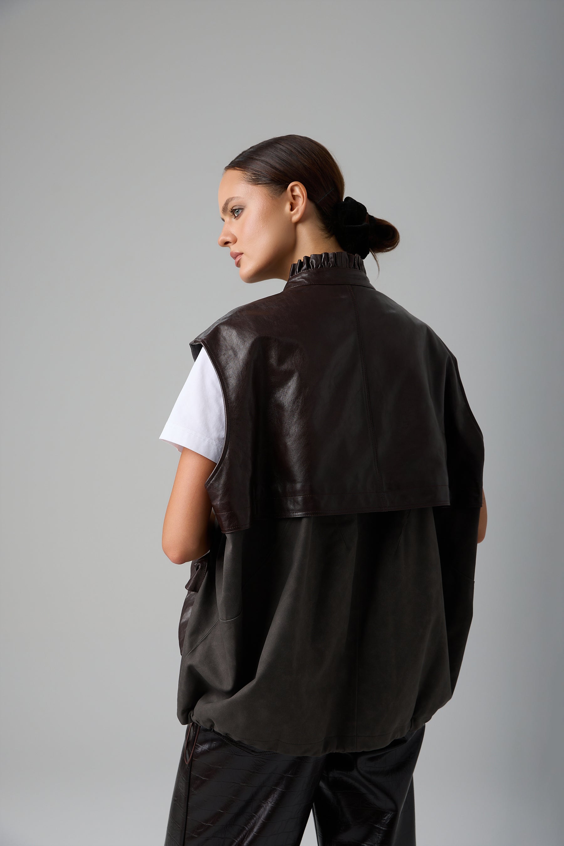 KAMIZELKA VITTORIA LEATHER