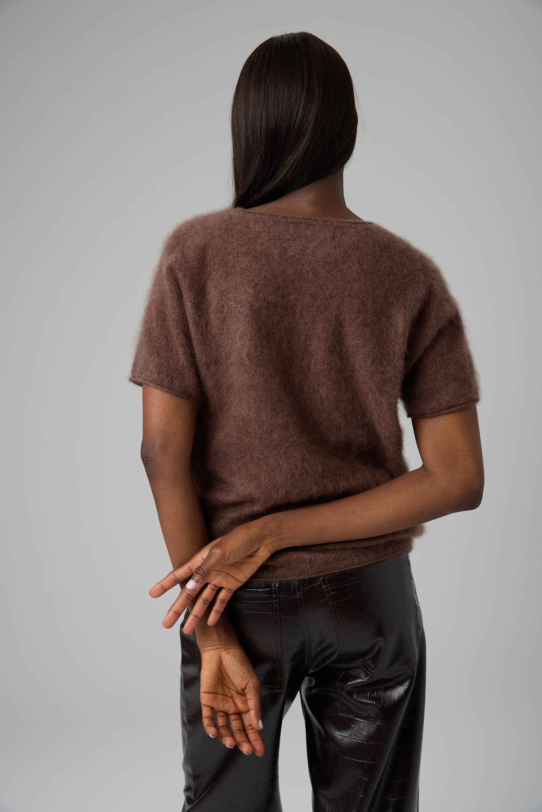 SWETER V-NECK CASHMERE BLEND
